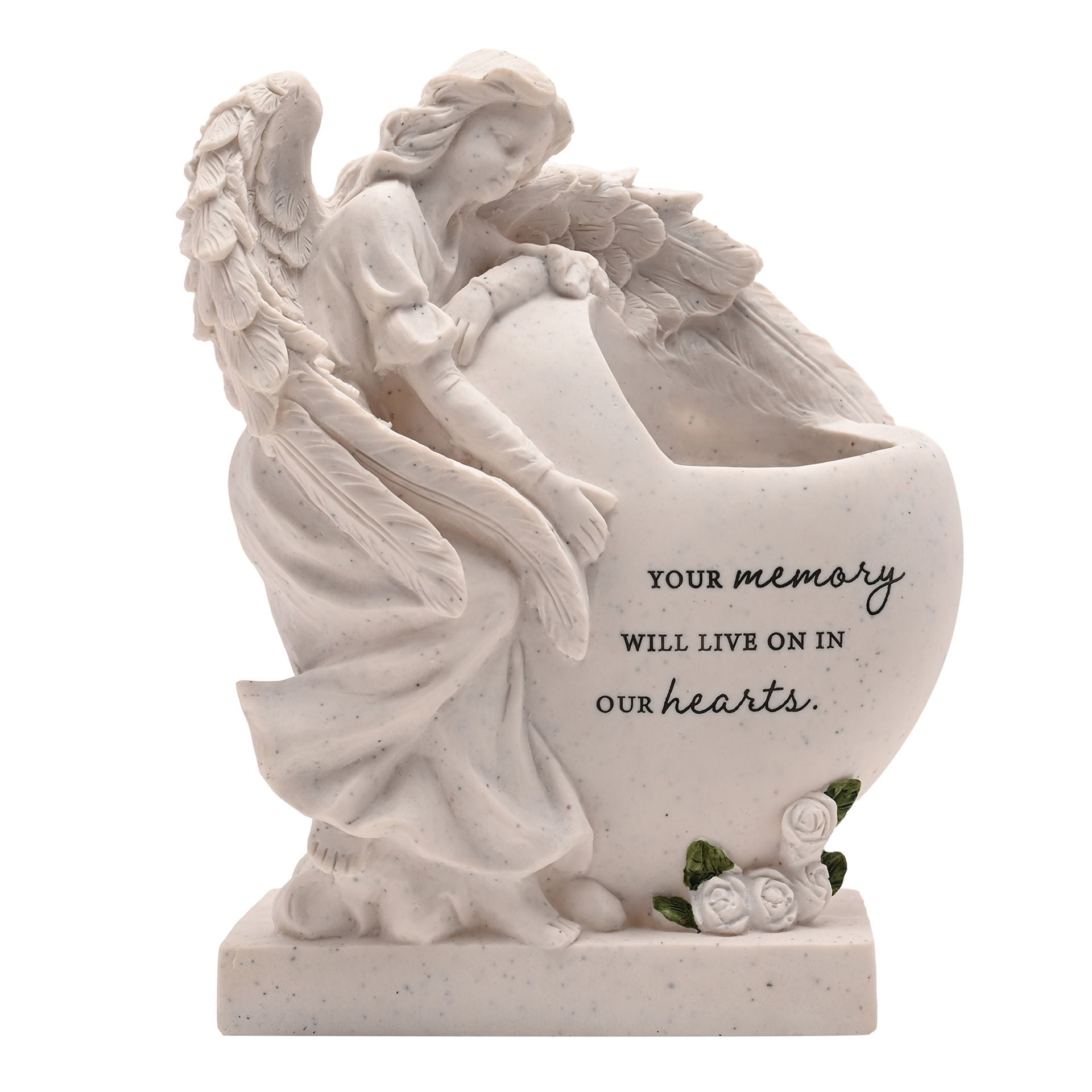 Thoughts of You Angel Graveside Vase - Your Memory