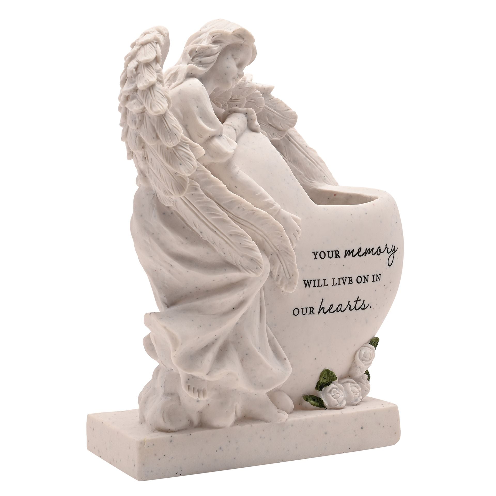 Thoughts of You Angel Graveside Vase - Your Memory
