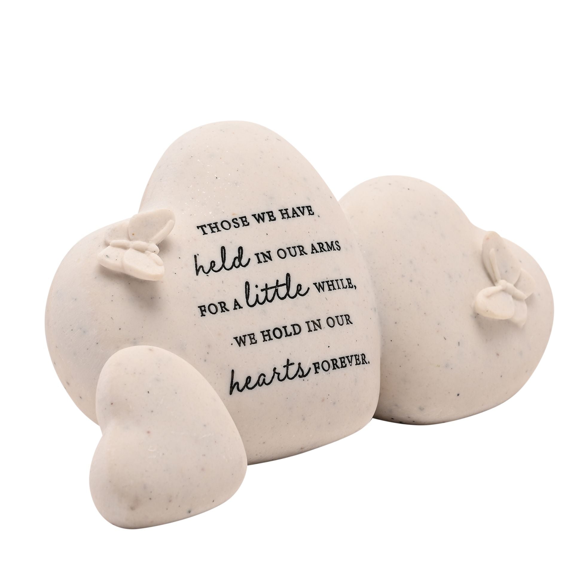 Thoughts of You Heart Stones Graveside Plaque