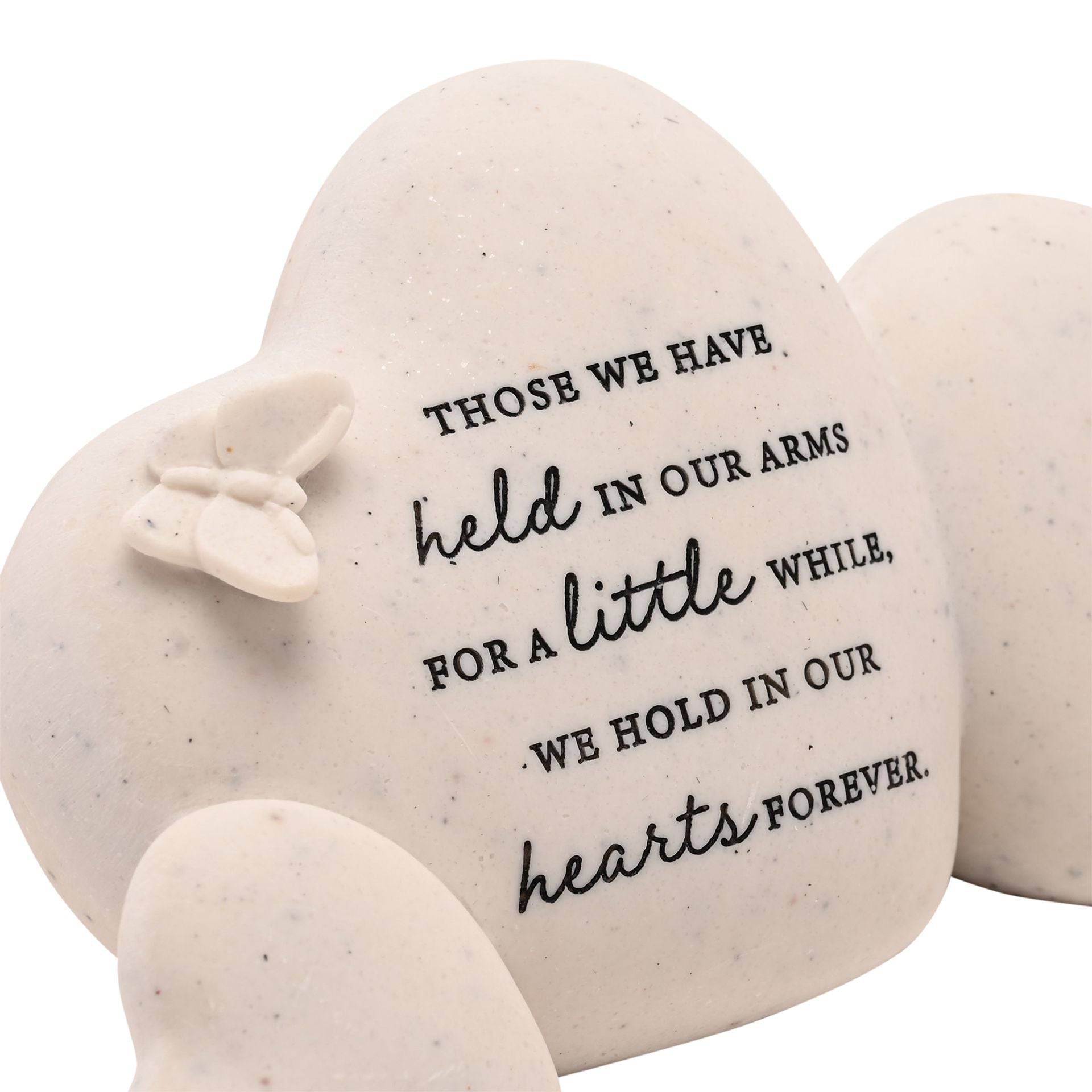 Thoughts of You Heart Stones Graveside Plaque