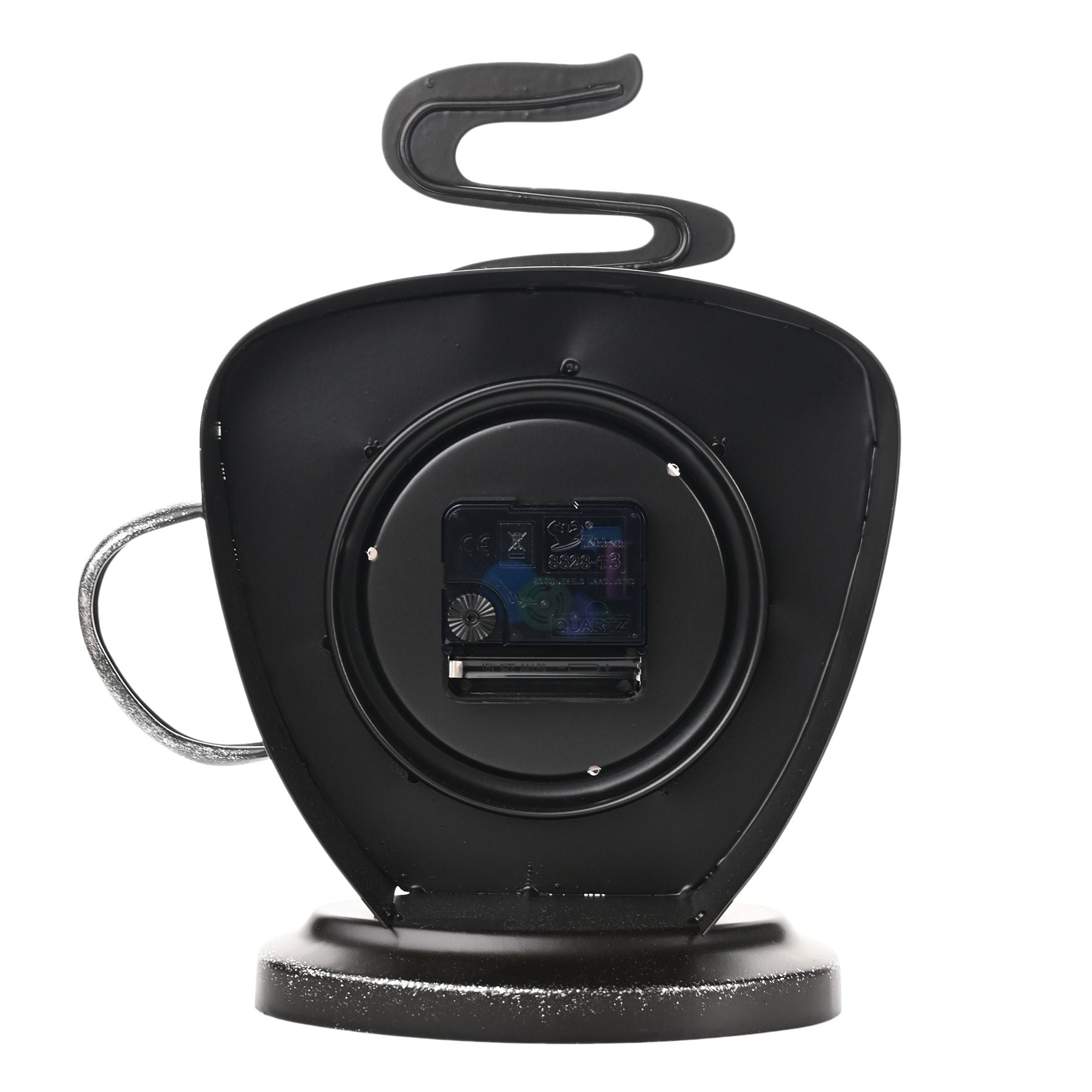 Hometime Metal Mantel Clock - Coffee Cup