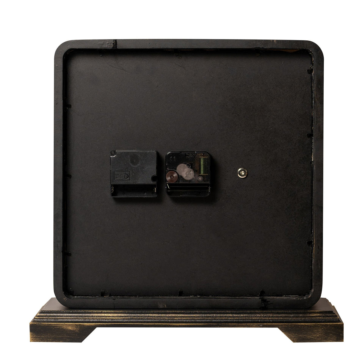 Wm.Widdop Mantel Clock With Moving Gears - 38cm