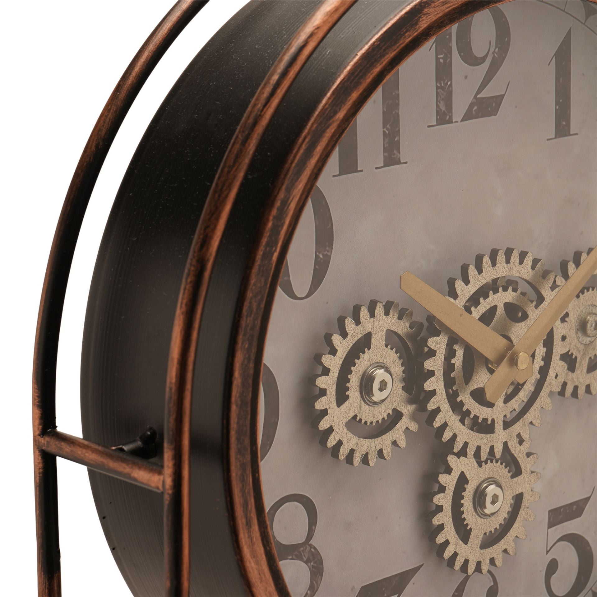 Wm Widdop Moving Gear Pendulum Mantel Clock - 63cm