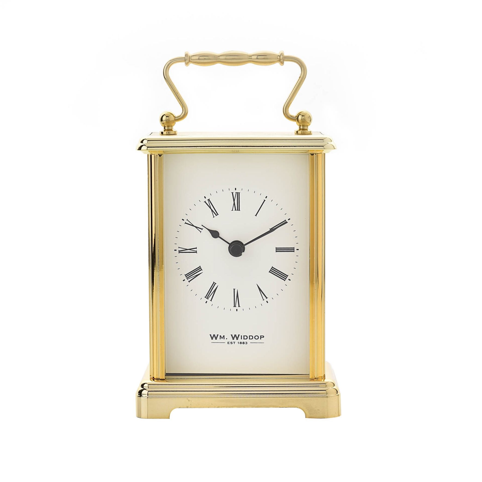 Wm.Widdop Carriage Clock - White dial