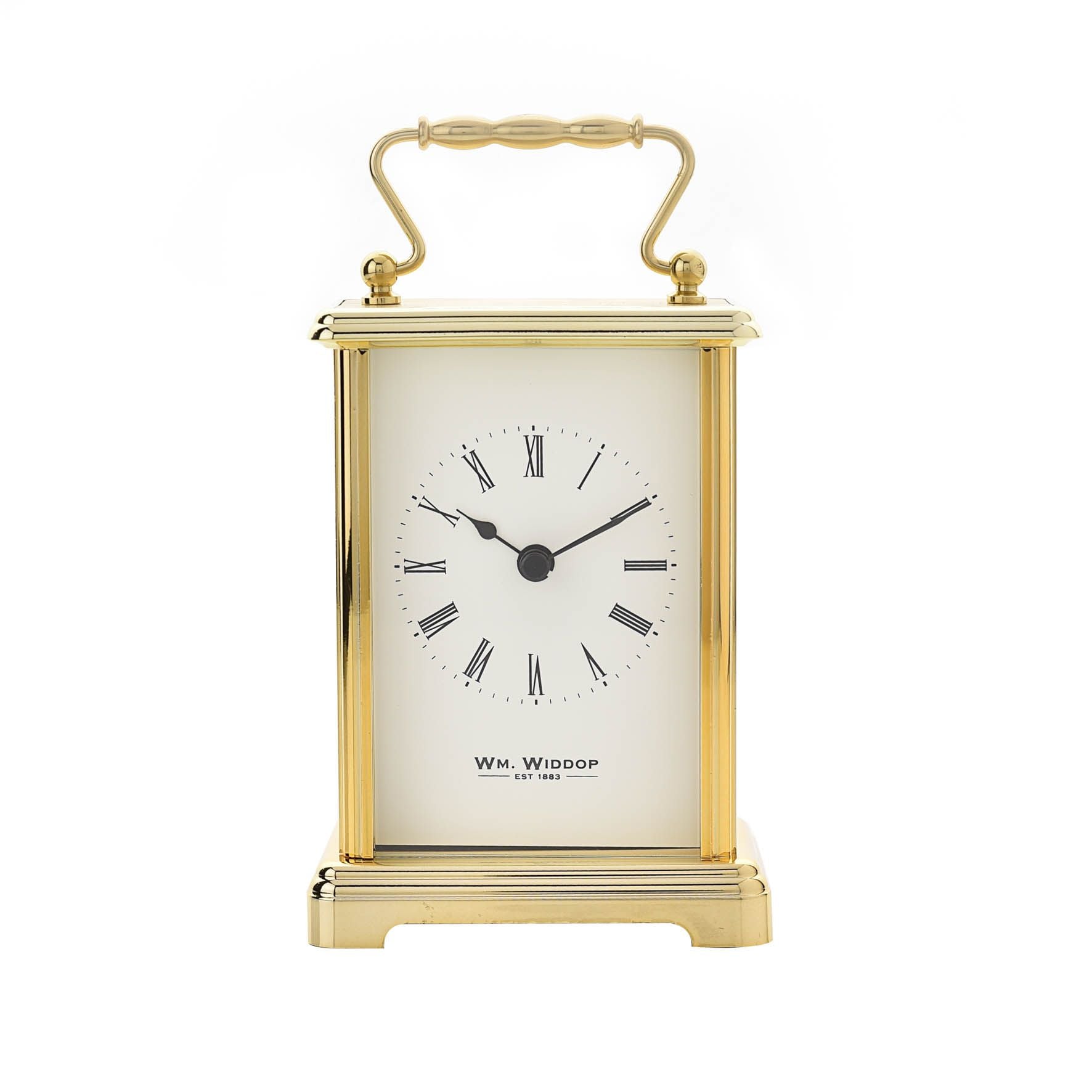 Wm.Widdop Carriage Clock - White dial