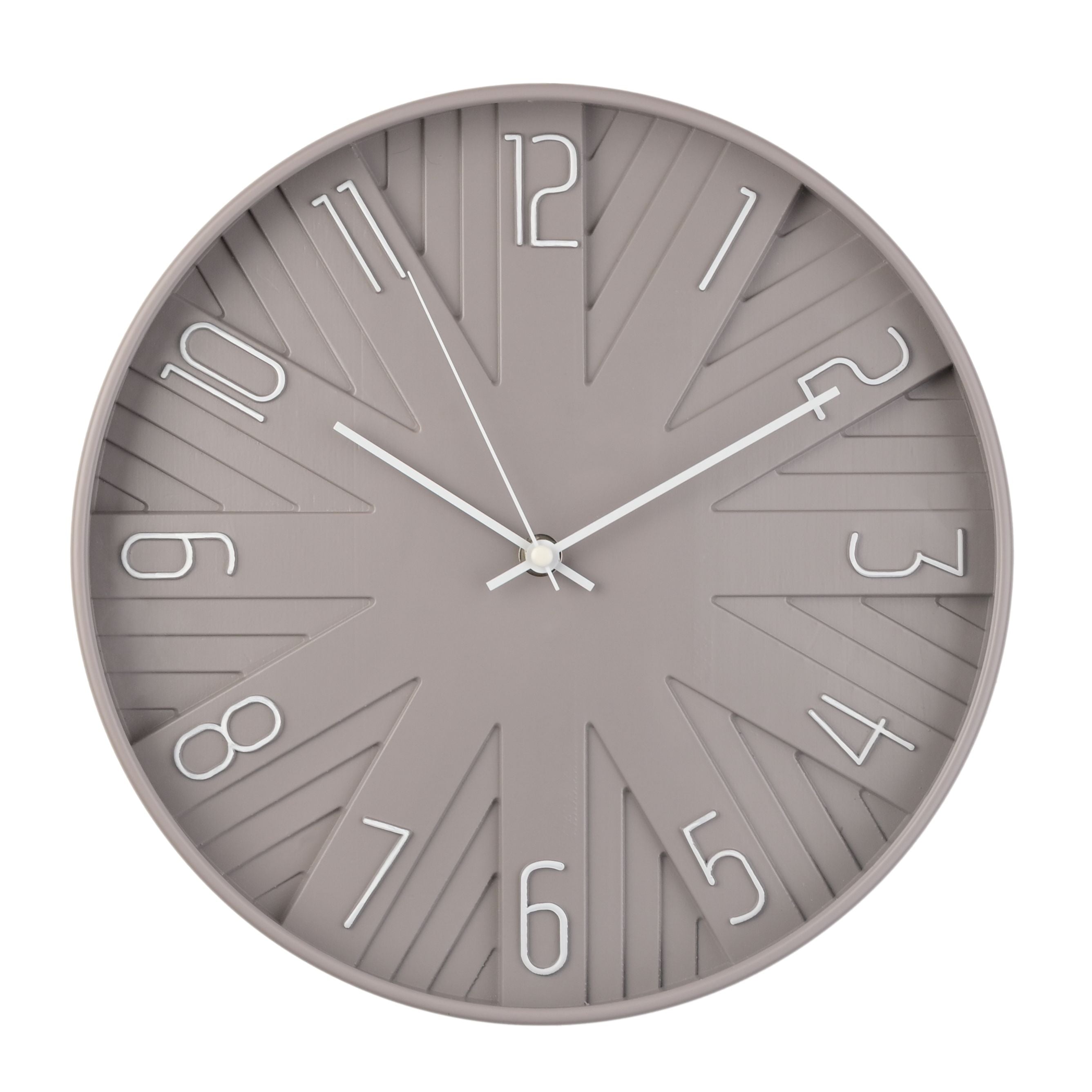 Hometime Round Wall Clock Dove Grey