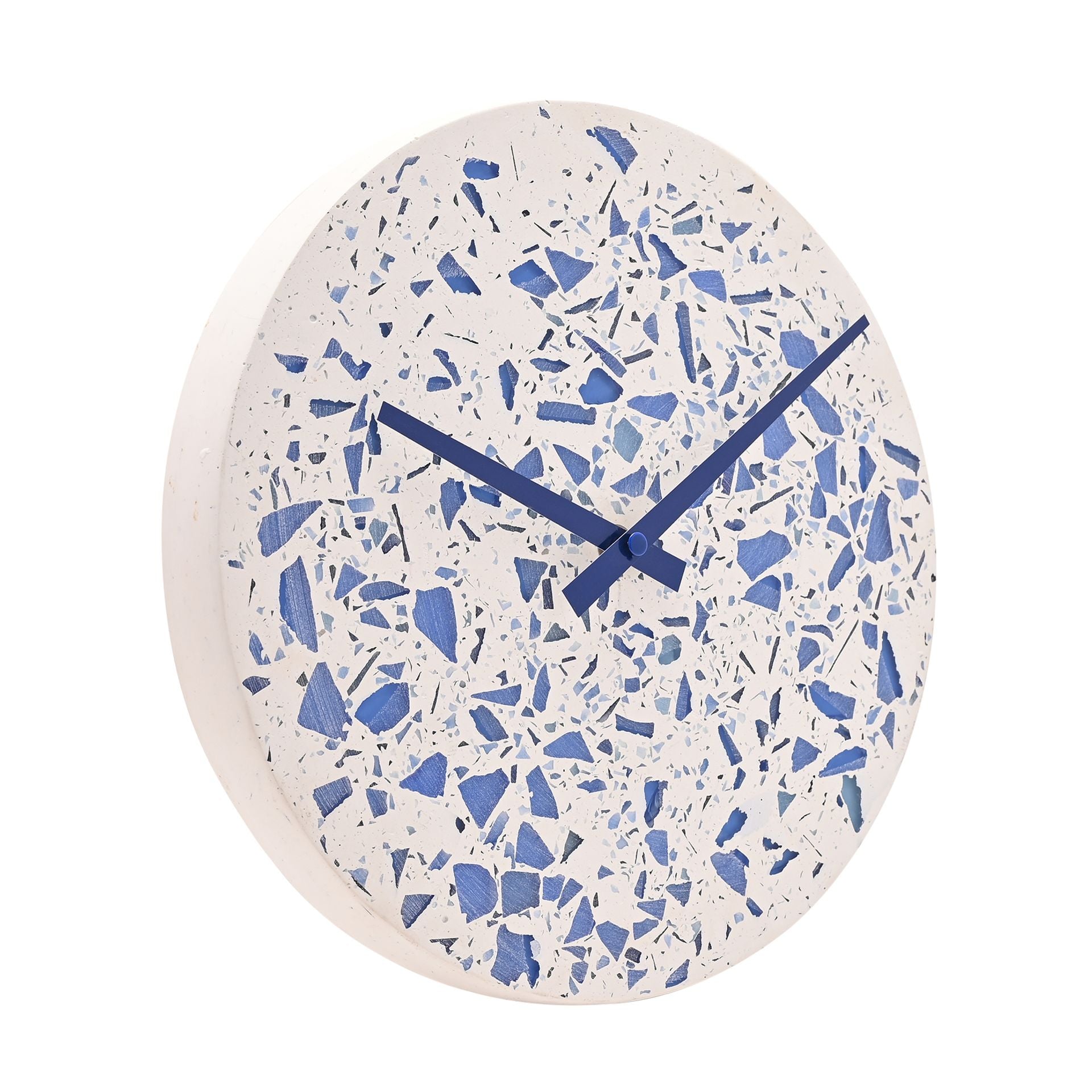 Interval Porcelain Wall Clock 28cm - Concrete Terrazzo