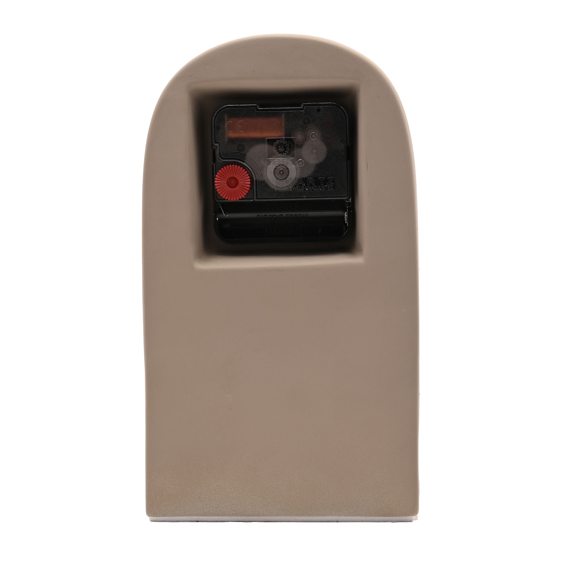 Interval Porcelain & Cork Desk Clock - Taupe