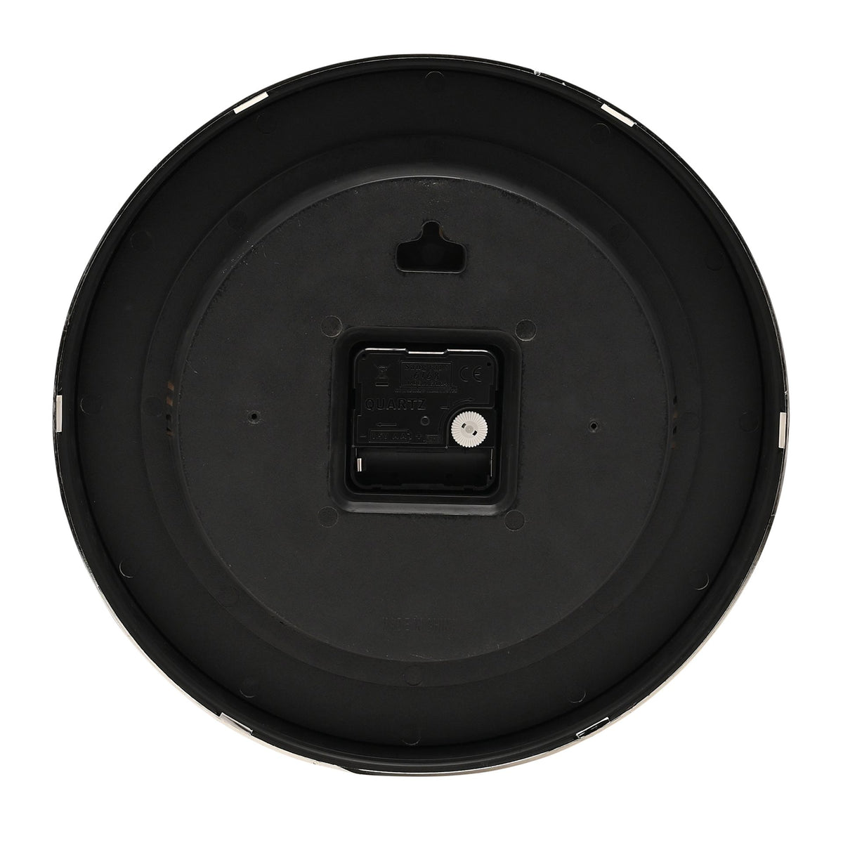 Hometime Wall Clock Chrome With Domed Glass 28cm