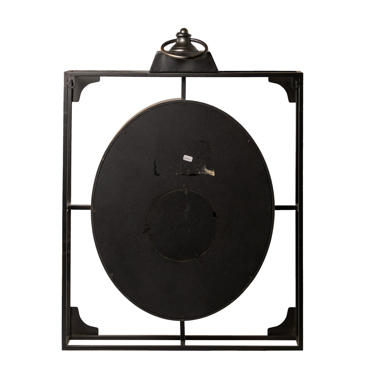 Wm.Widdop Square Wall Clock With Moving Gears & Metal Frame - 54cm x 80cm