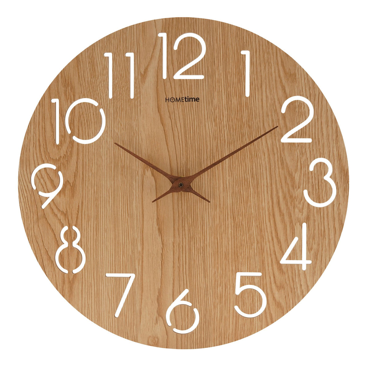 Hometime Wooden Wall Clock 50cm