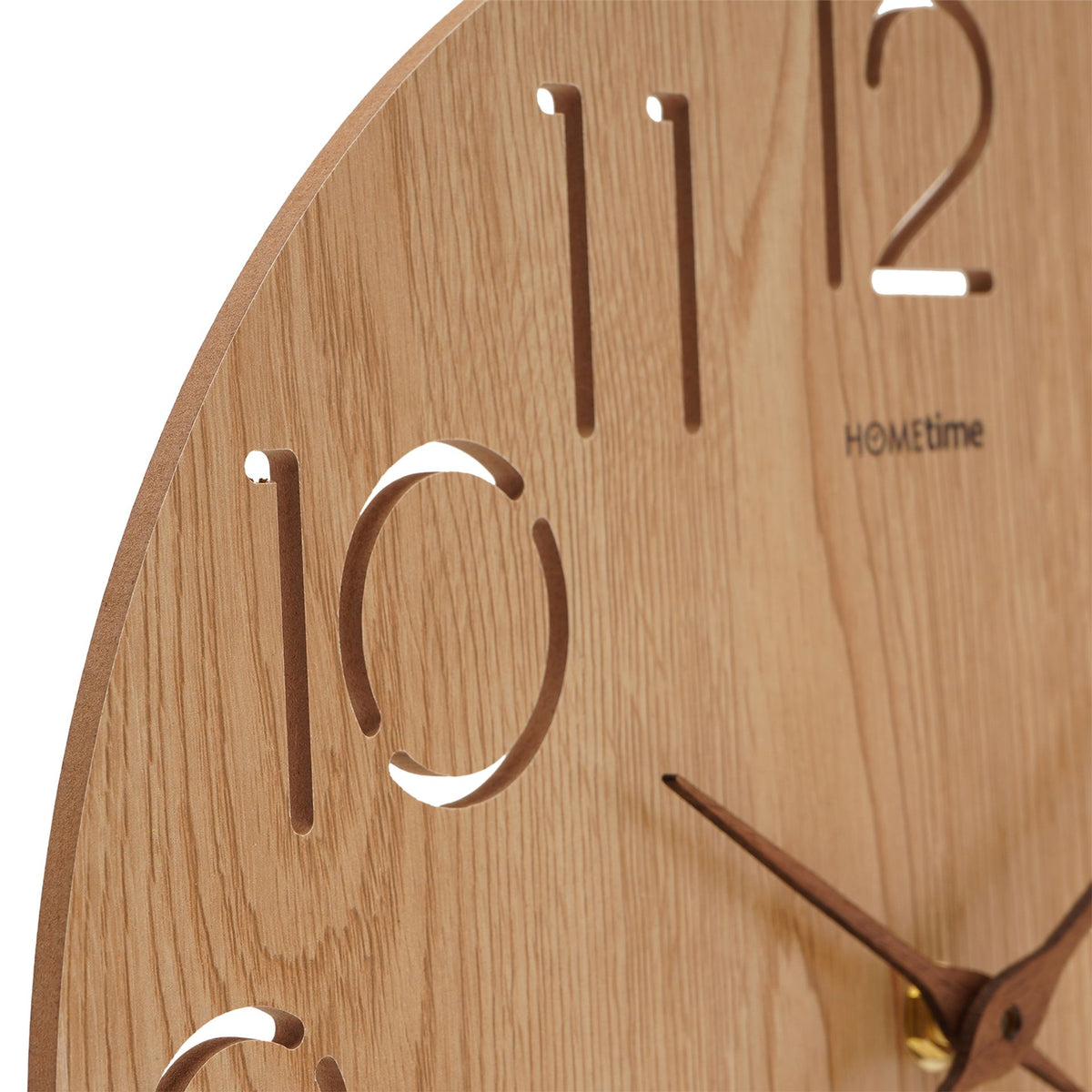 Hometime Wooden Wall Clock 50cm