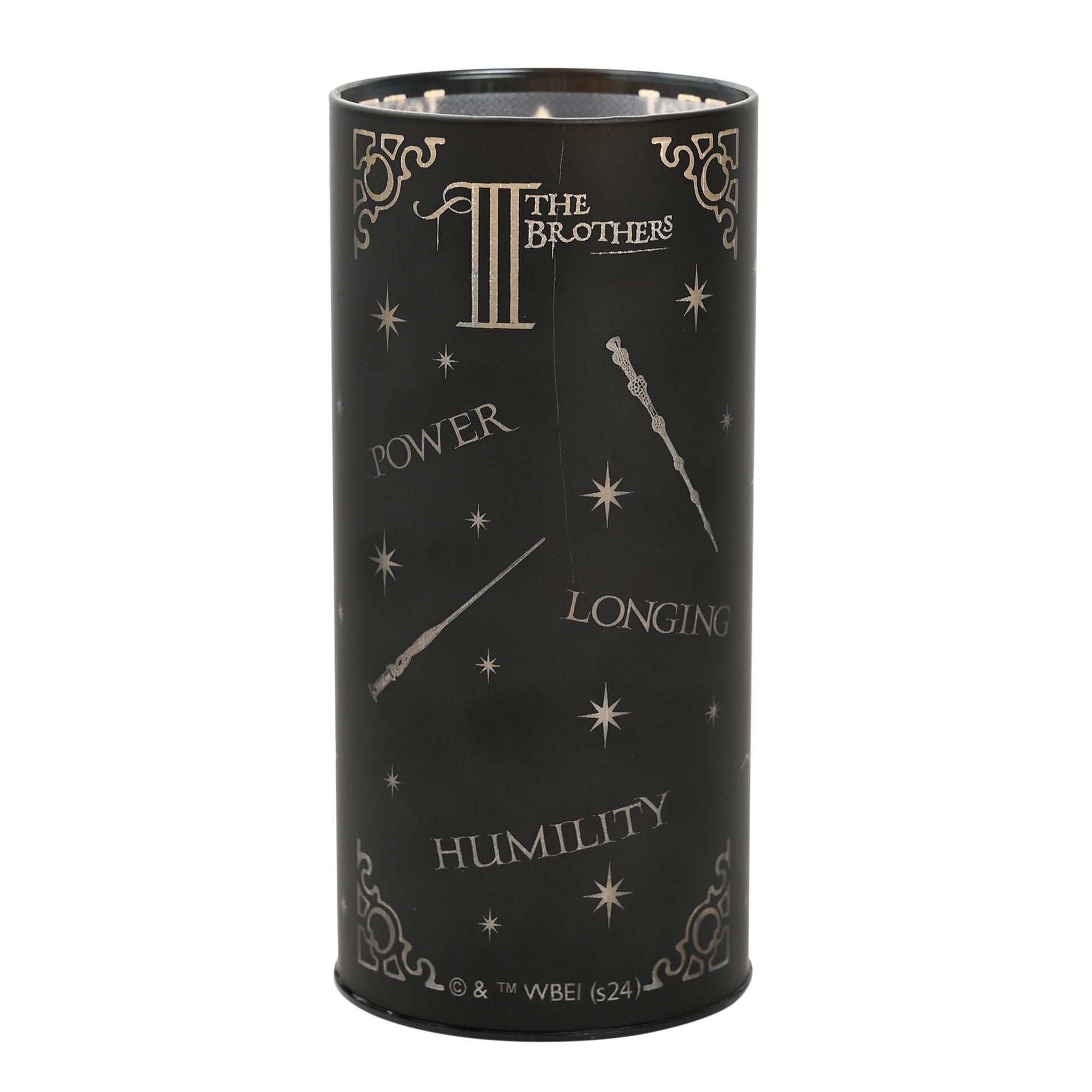 Warner Bros Harry Potter Dark Arts Light Up Tube - Deathly Hallows