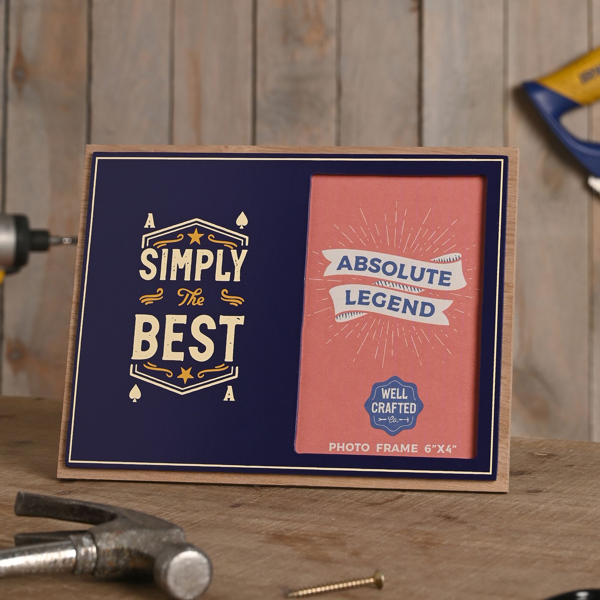 Well Crafted Photo Frame 4" x 6" - Simply The Best