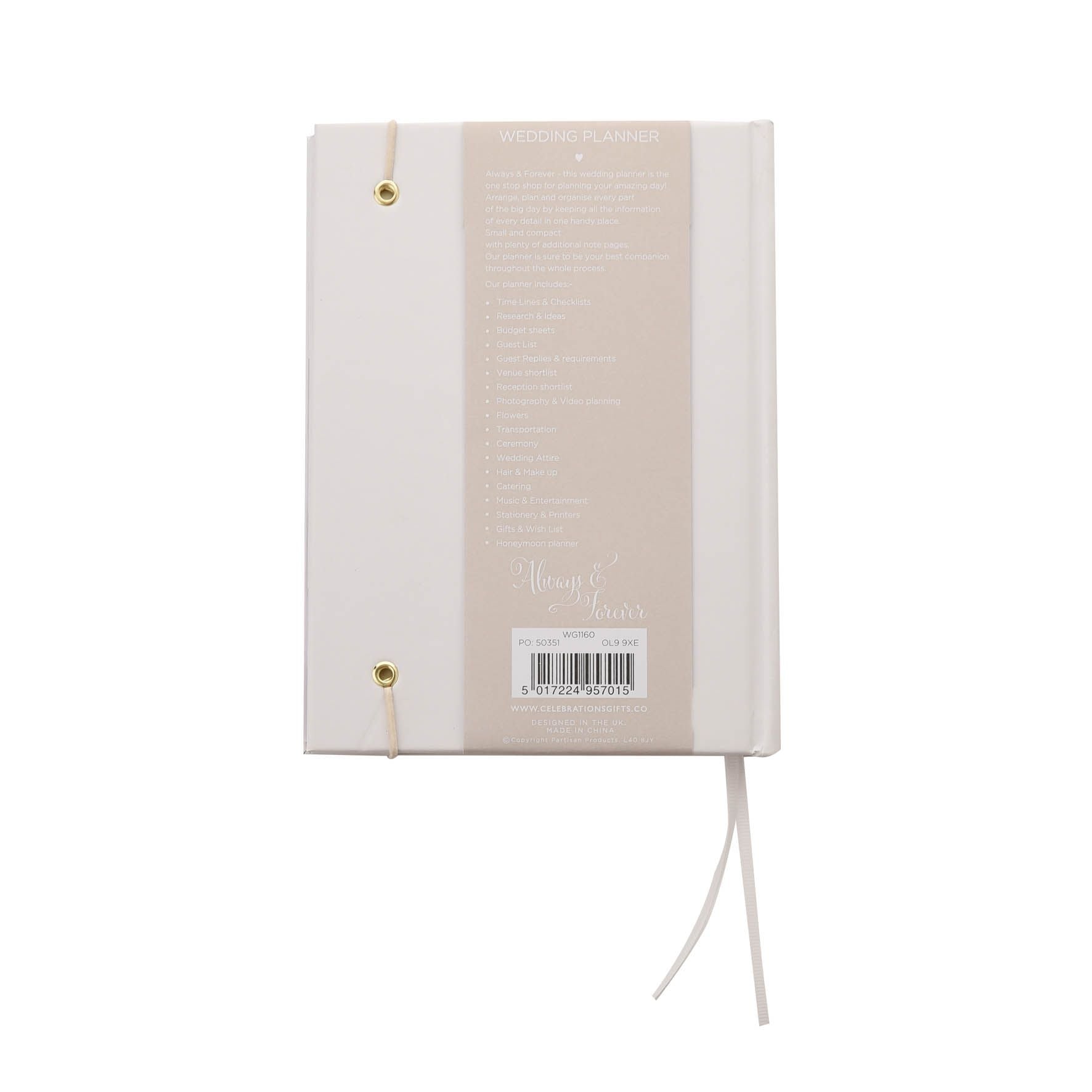 Always & Forever Paperwrap Wedding Planner