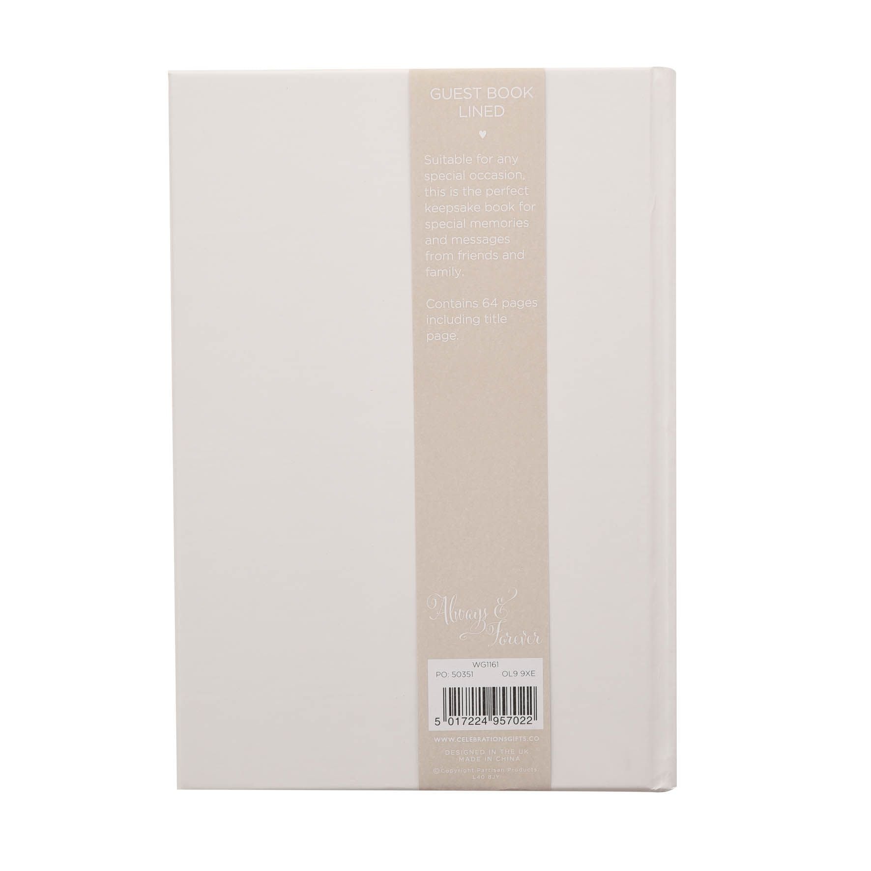 Always & Forever Paperwrap Guest Book