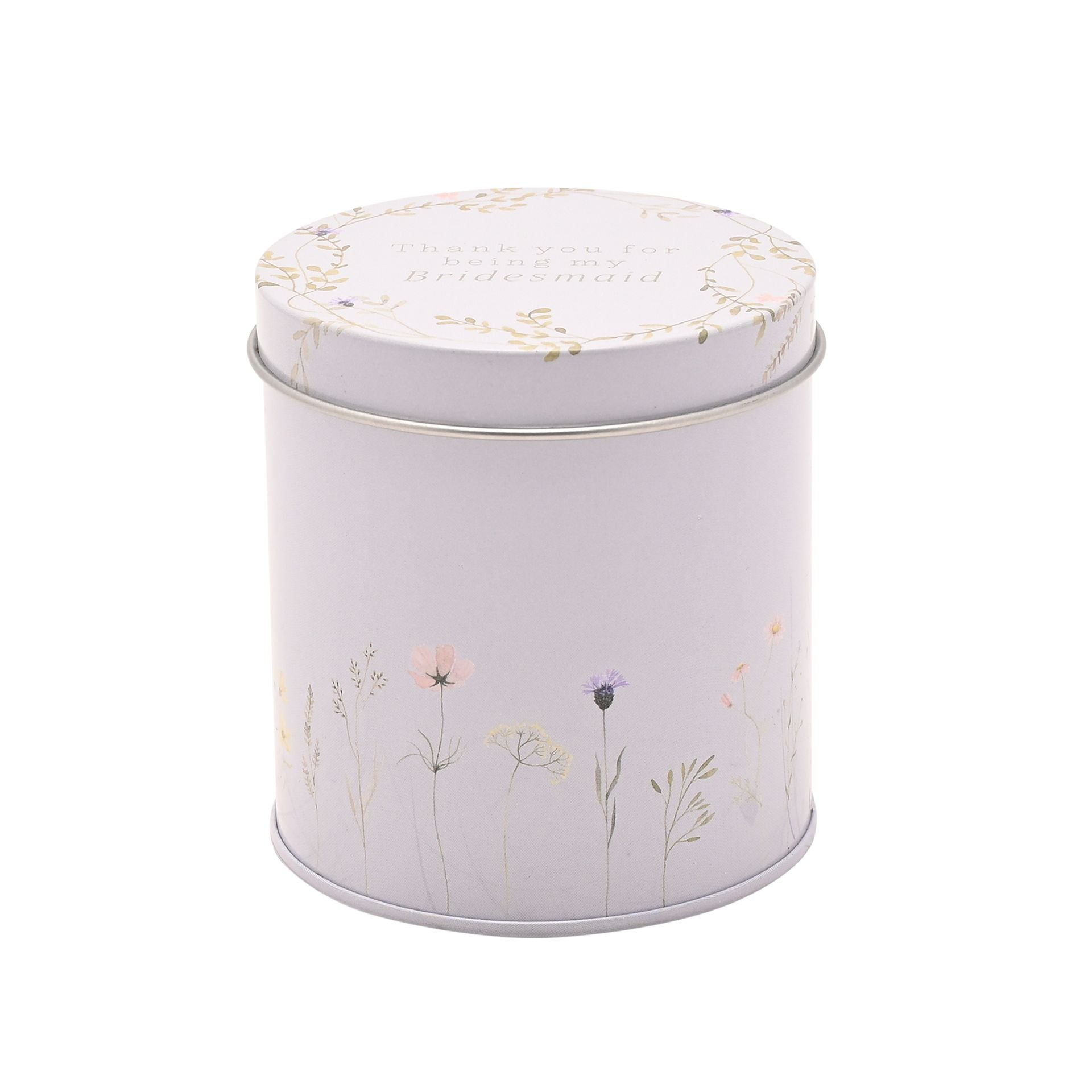 Love Story Wildflower Tin Candle - Bridesmaid