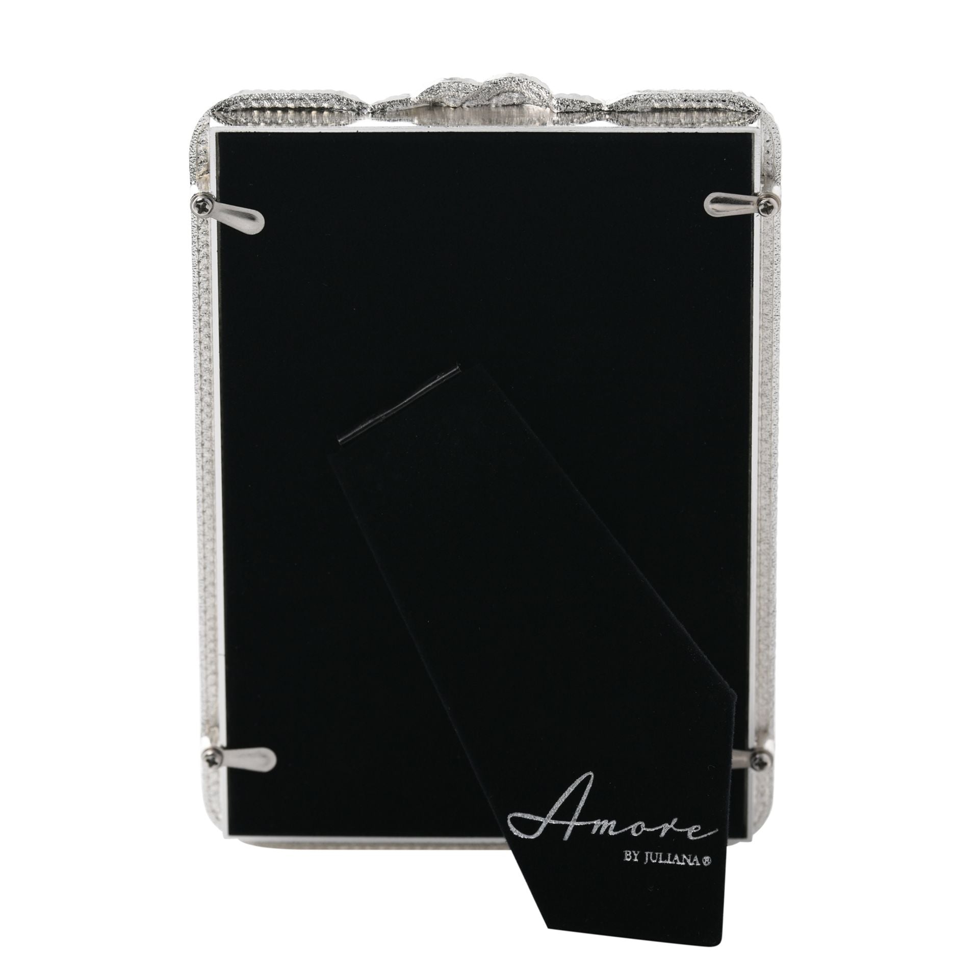 Amore Silverplated Infinity 3D Knot Frame - 4" x 6"