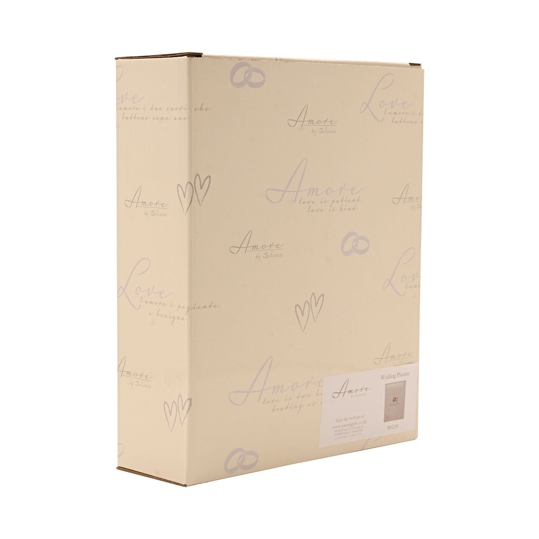 Amore Wedding Planner Cream Suede