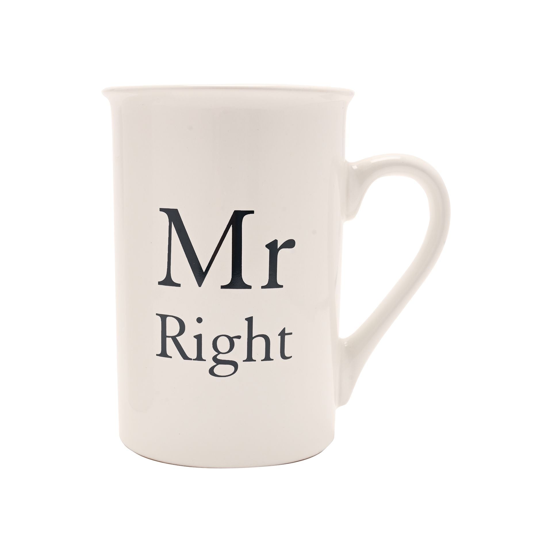 Amore 2 piece Mug Set - "Mr Right / Mrs Always Right"