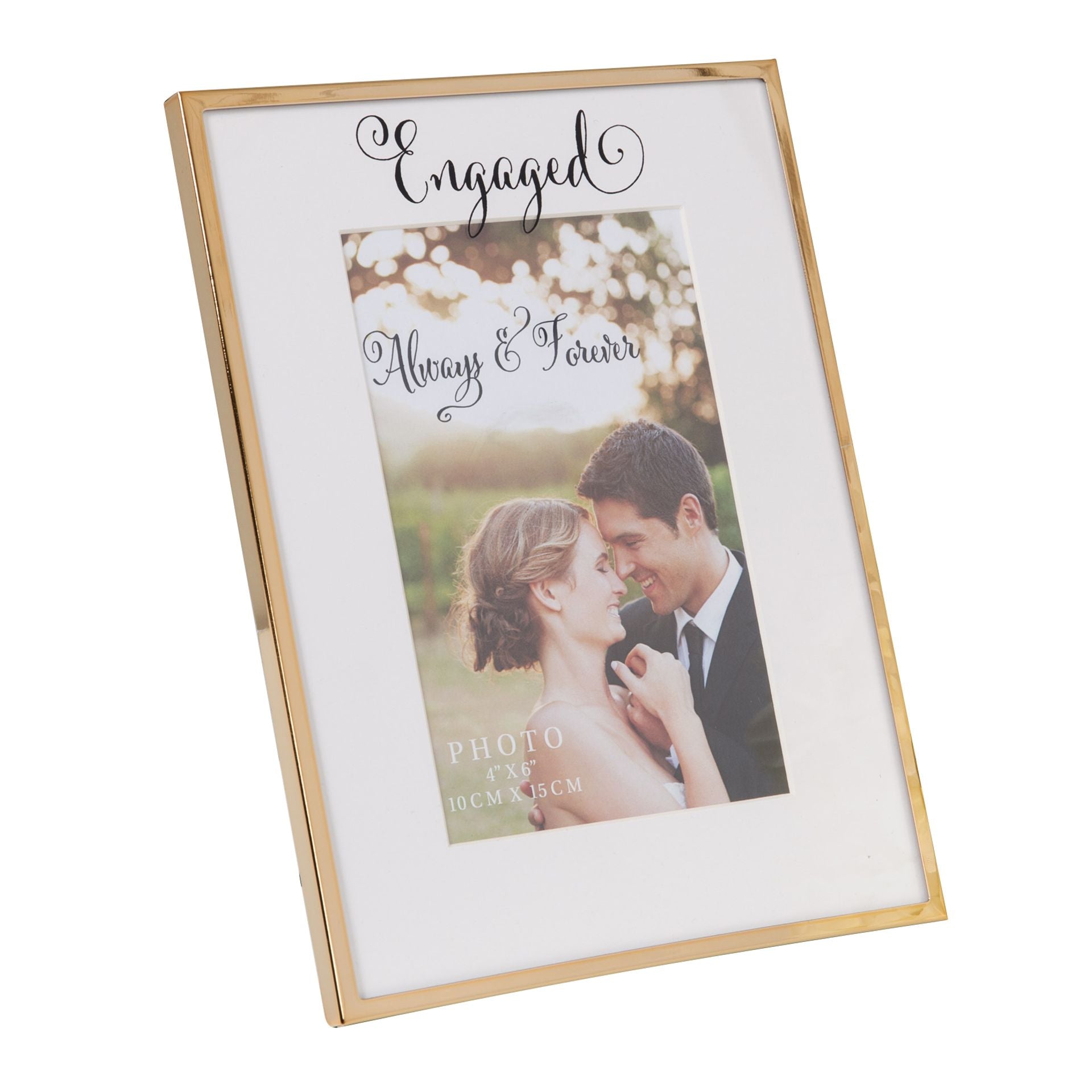 Always & Forever Photo Frame 4" x 6" 'Engaged'