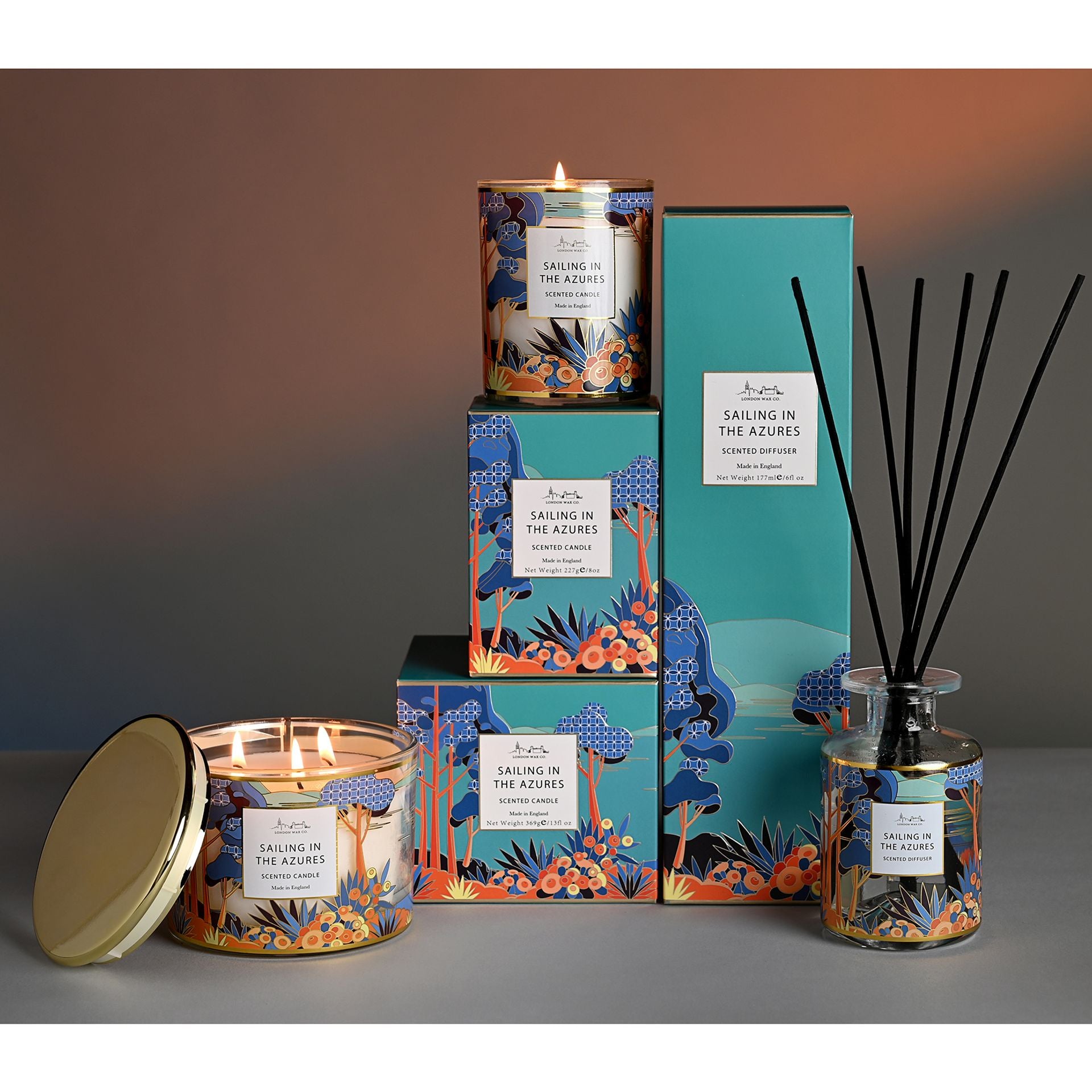 The London Wax Company Sailing In The Azures Diffuser 177ml