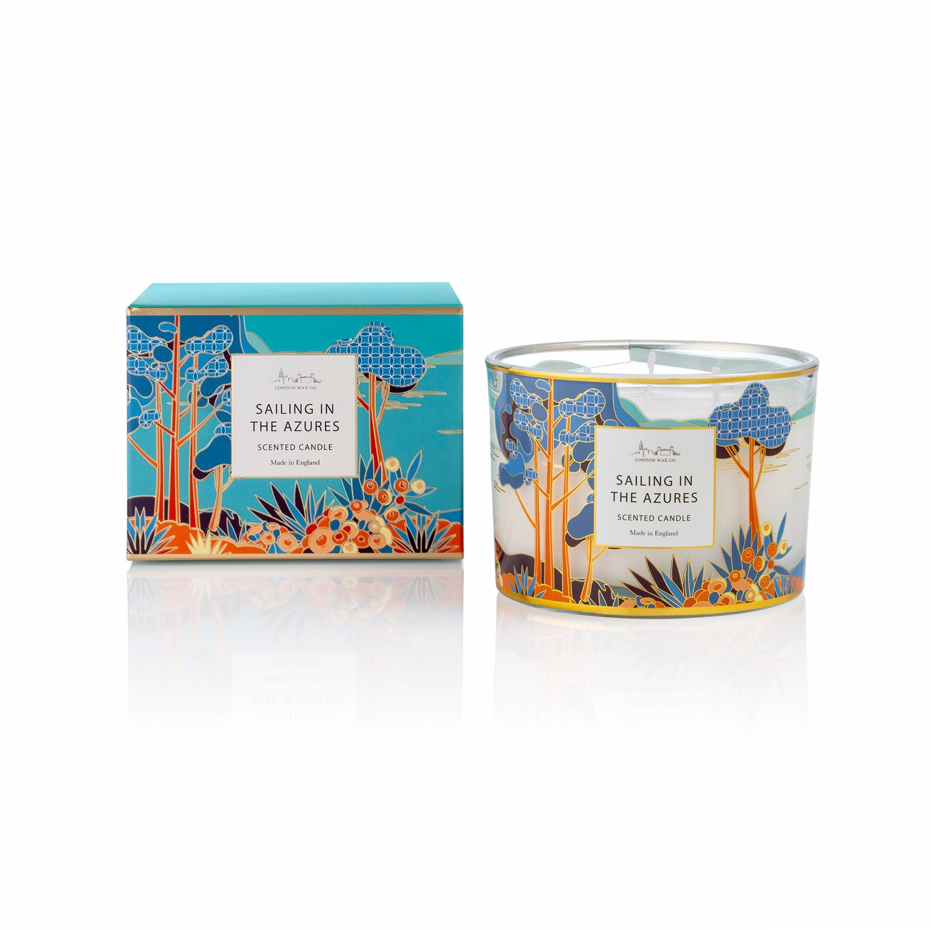 The London Wax Company Sailing In The Azures 3 Wick Candle 369g