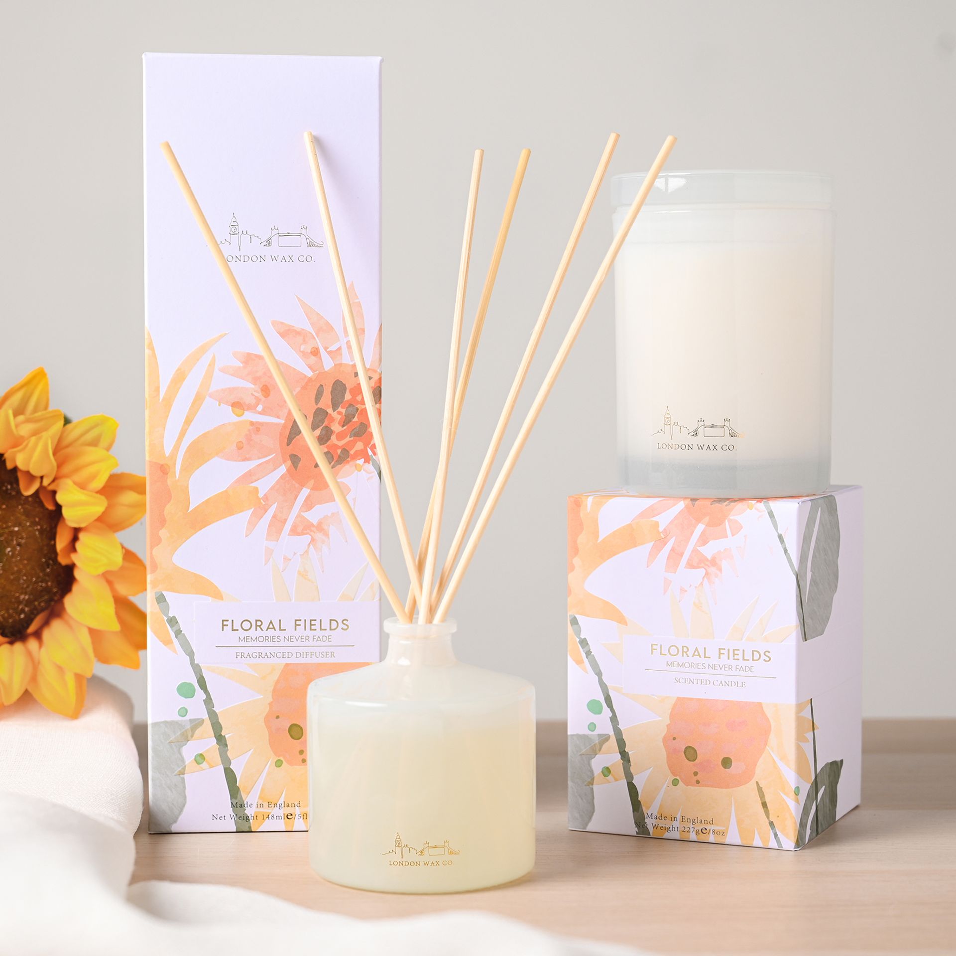 The London Wax Company Floral Fields Diffuser 148ml