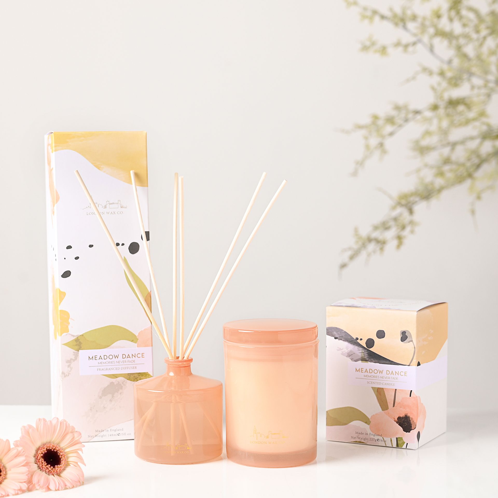 The London Wax Company Meadow Dance 1 Wick Candle 227g