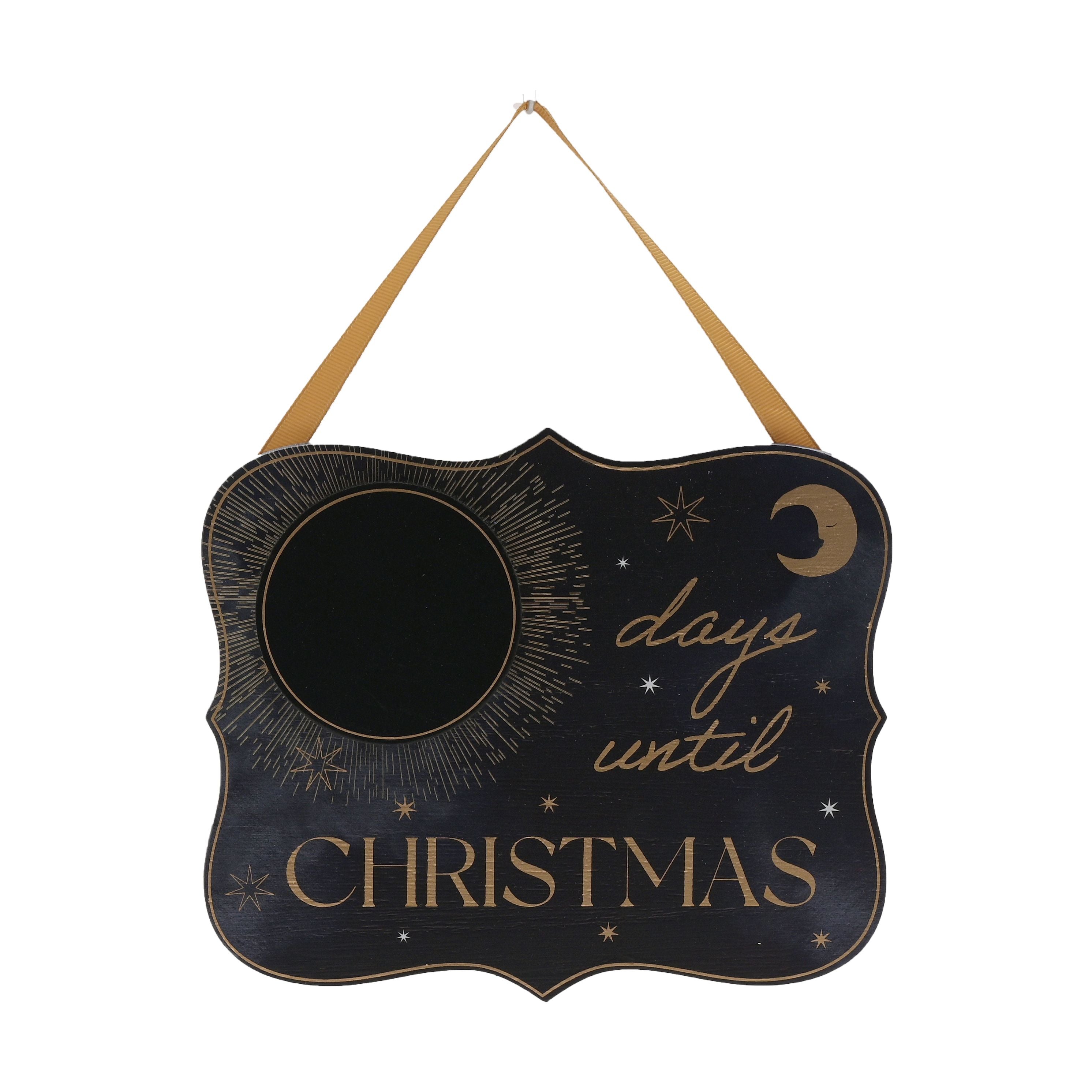 Celestial Christmas Countdown Chalk Board