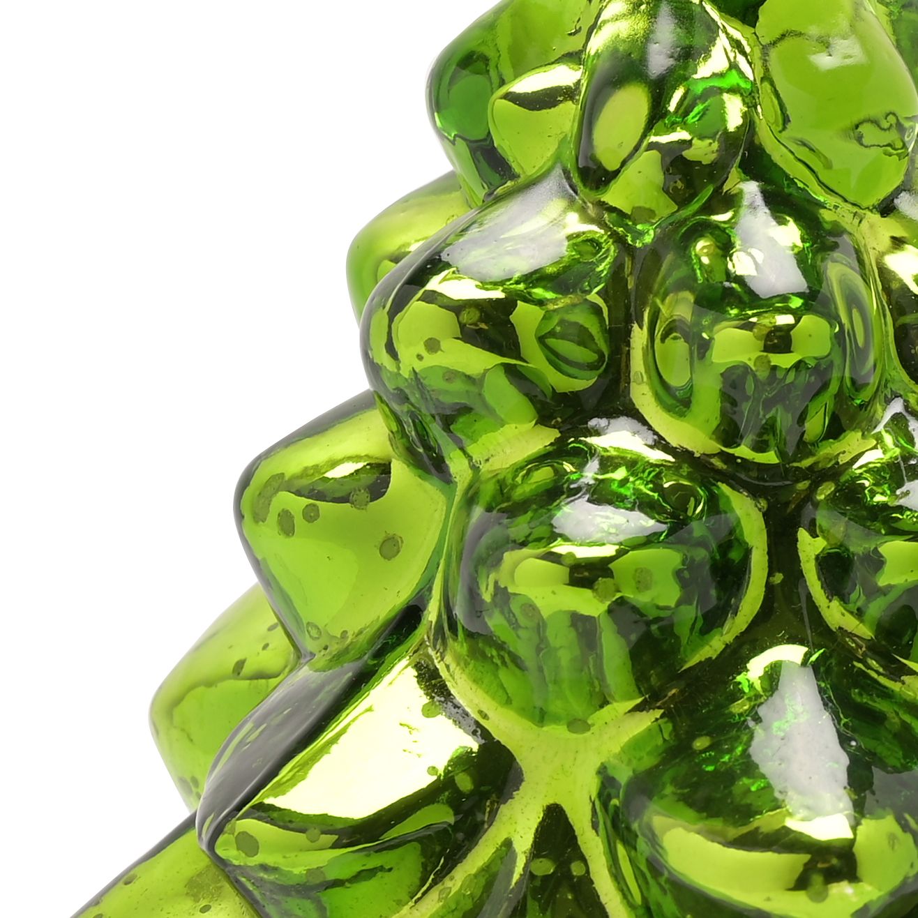 Green Recycled Glass Tree