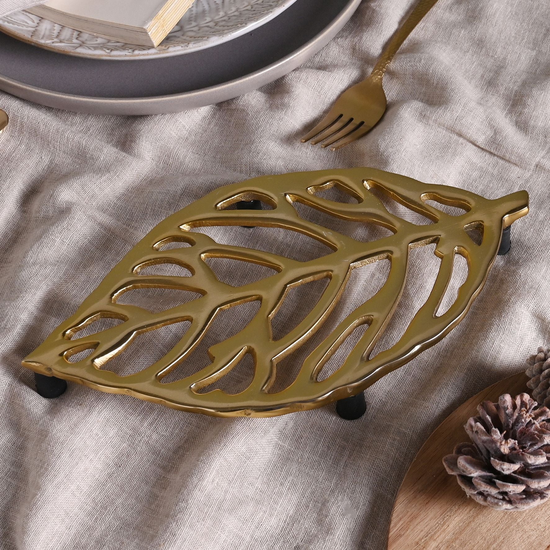 Gold Leaf Trivet