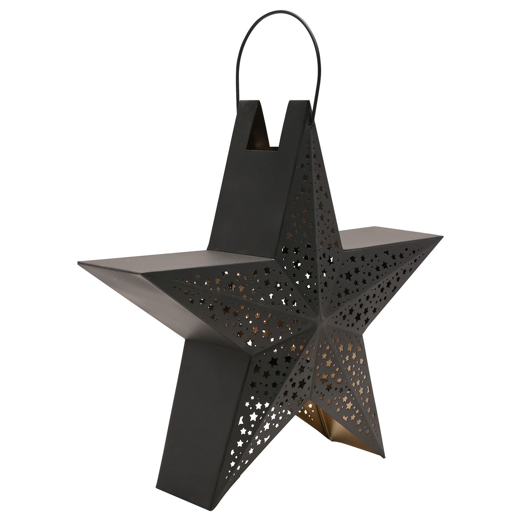 Black Star Lantern Large