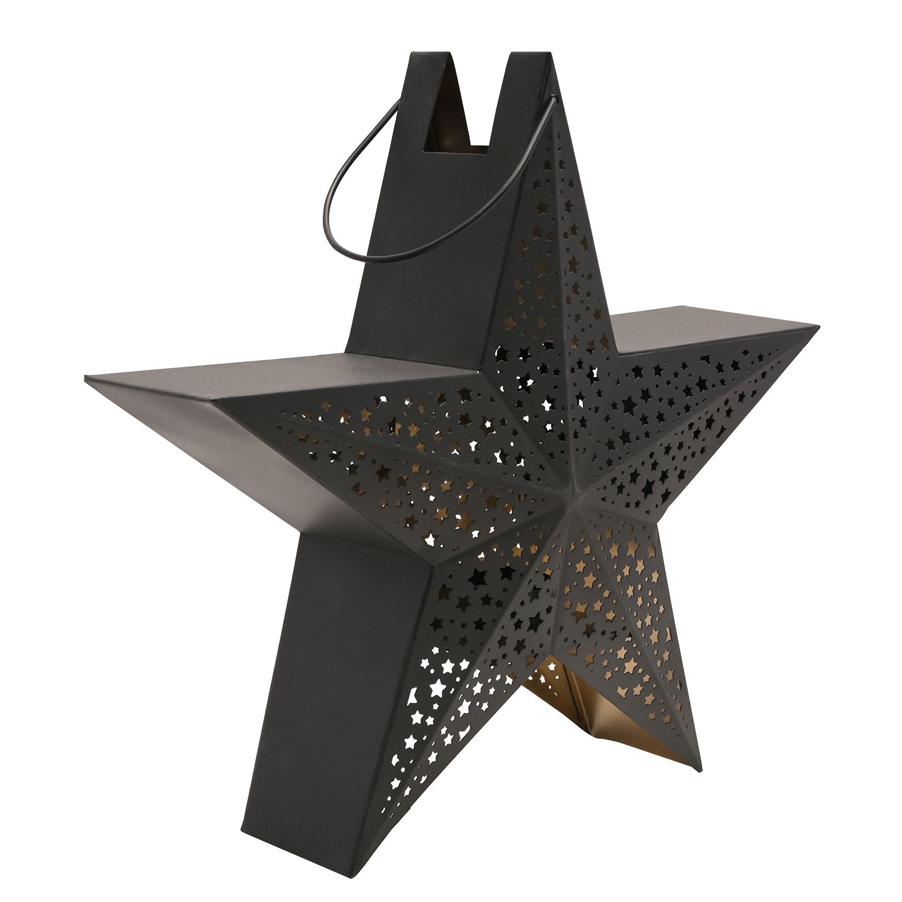 Black Star Lantern Large