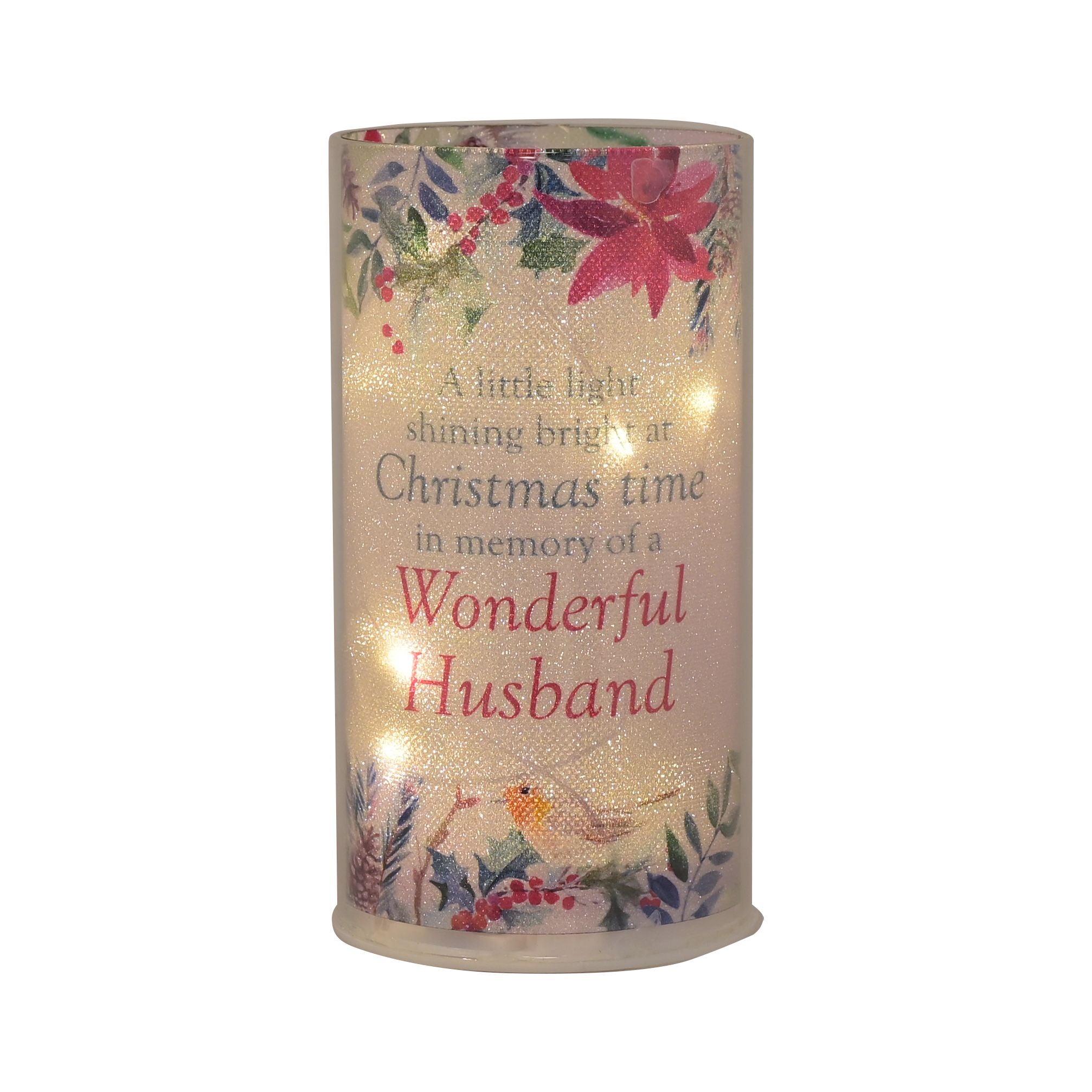 Thoughts of You Christmas Tube Light Husband