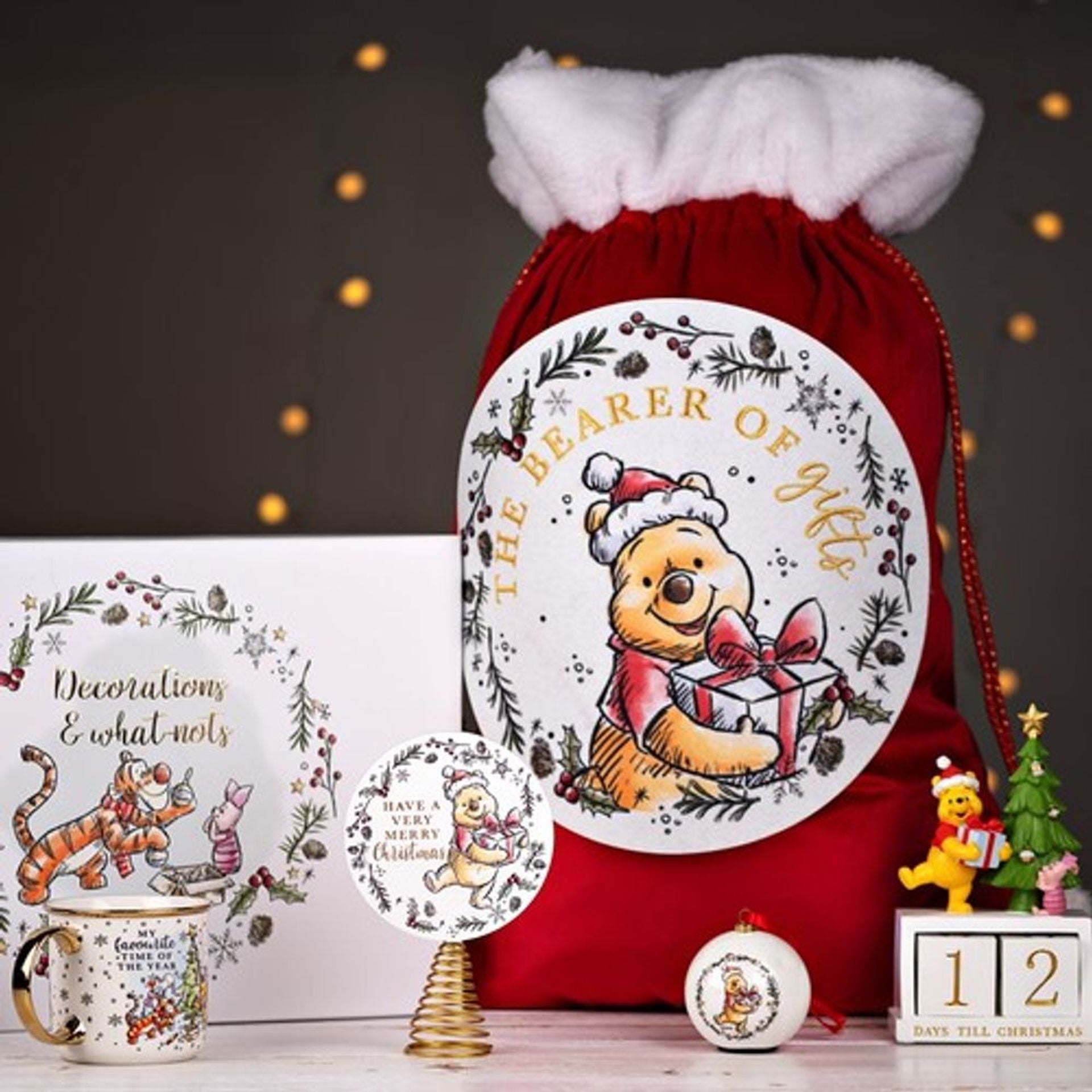 Disney Winnie Resin Christmas Count Down Calendar