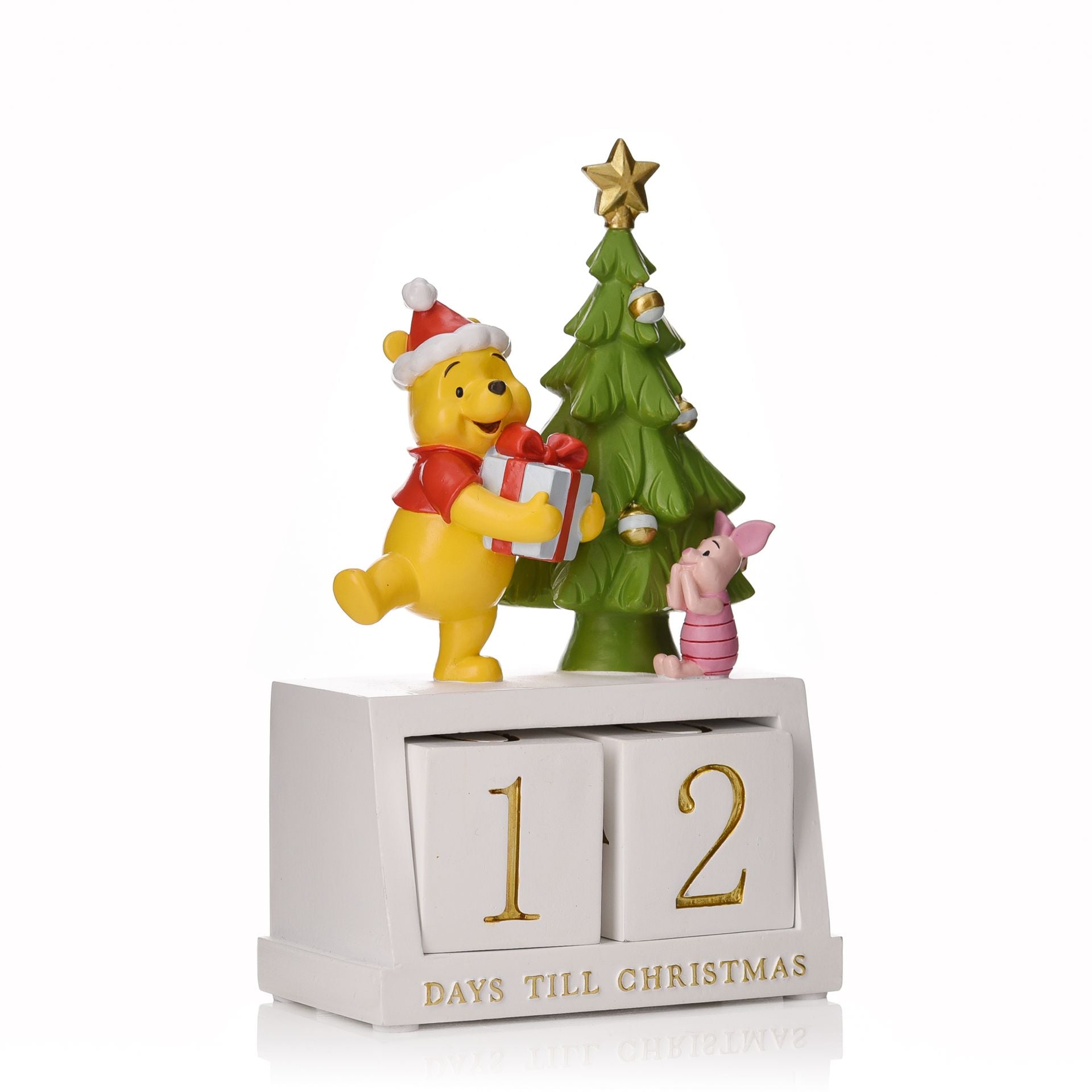 Disney Winnie Resin Christmas Count Down Calendar