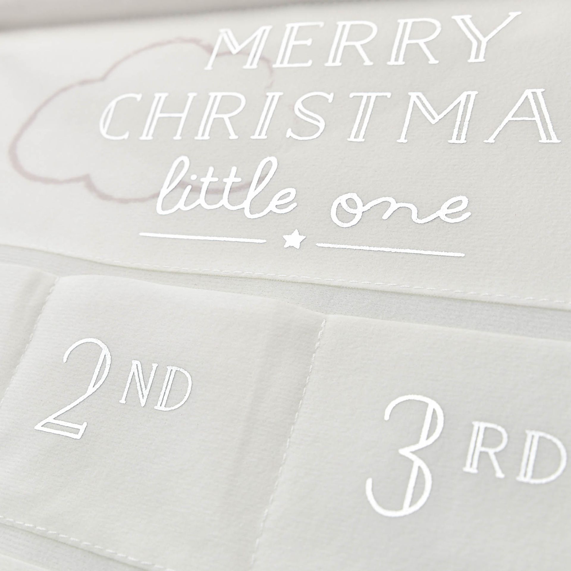 Disney Winnie Fabric Advent Calendar - Merry Christmas