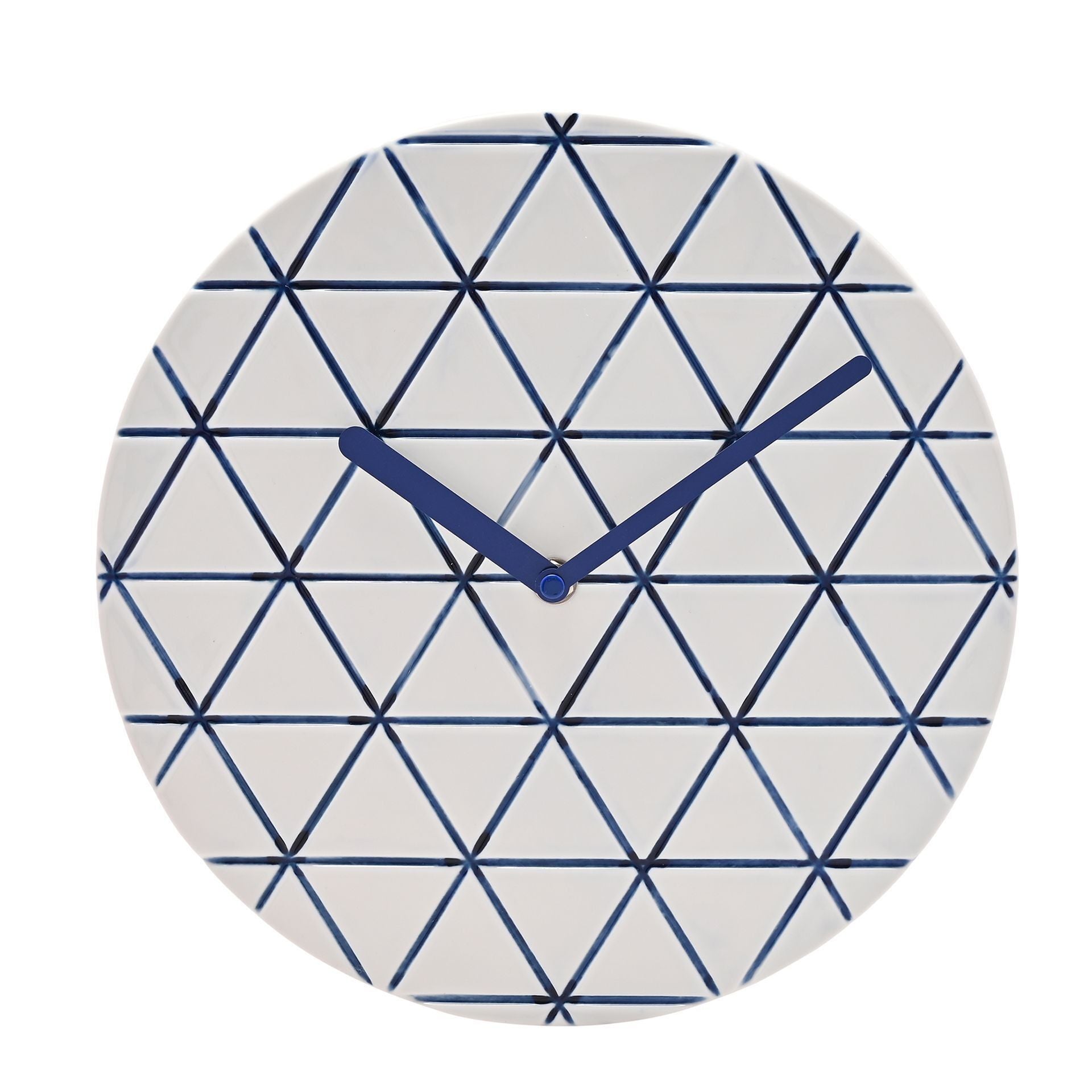 Interval Porcelain Wall Clock 28cm - Geometric Design
