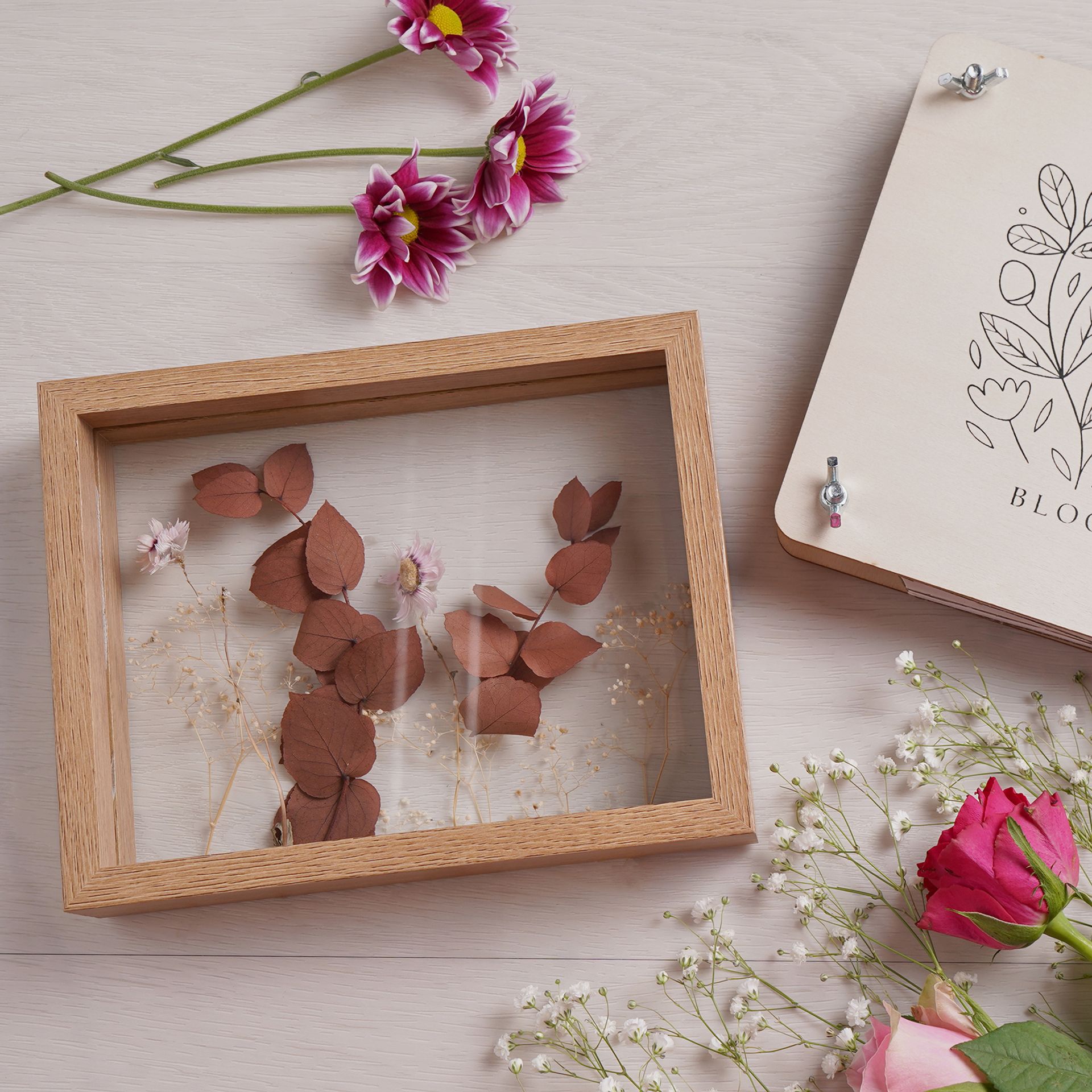 Apples To Pears Flower Press & Frame Kit