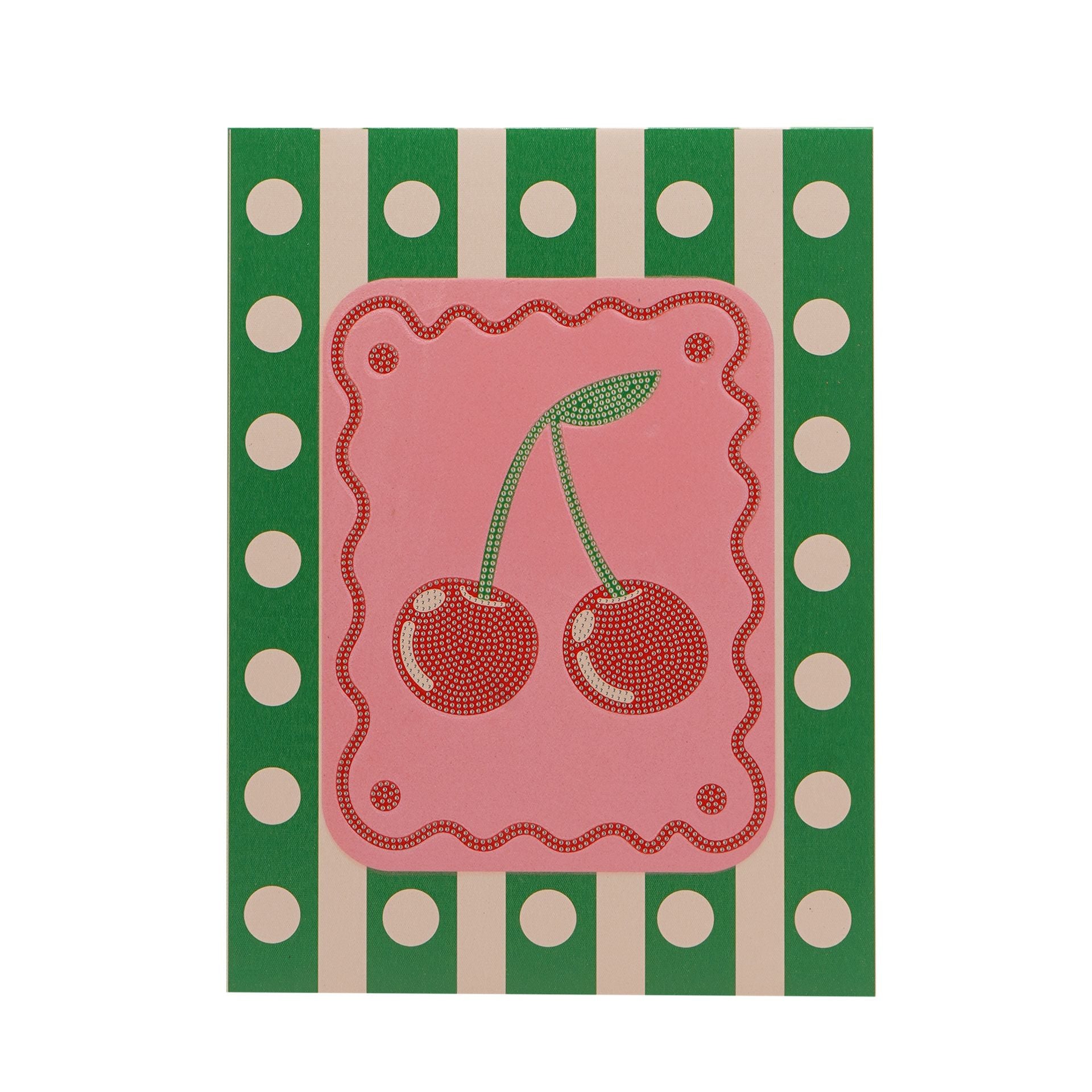 Apples To Pears Diamond Art Canvas Craft Set - Cherries