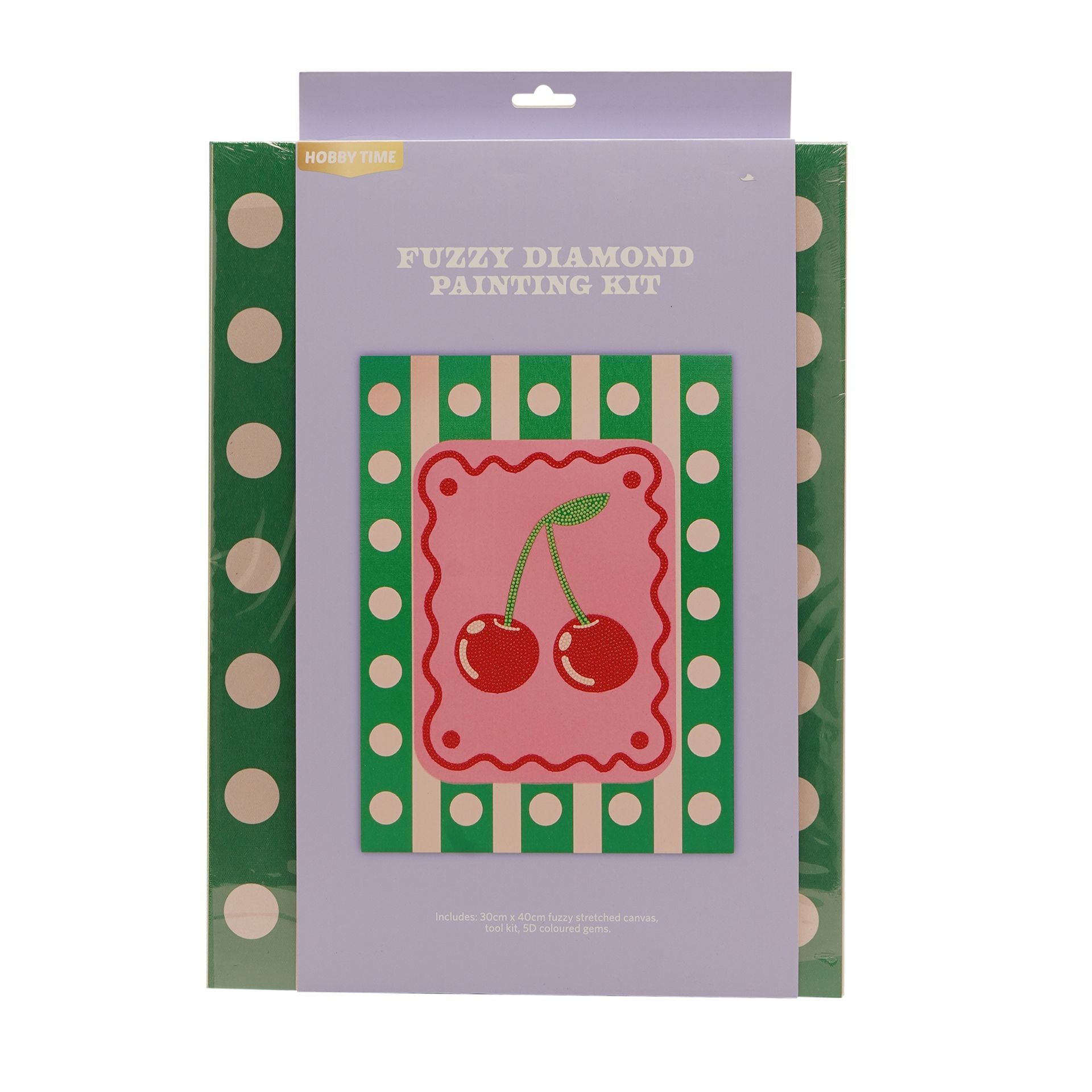Apples To Pears Diamond Art Canvas Craft Set - Cherries