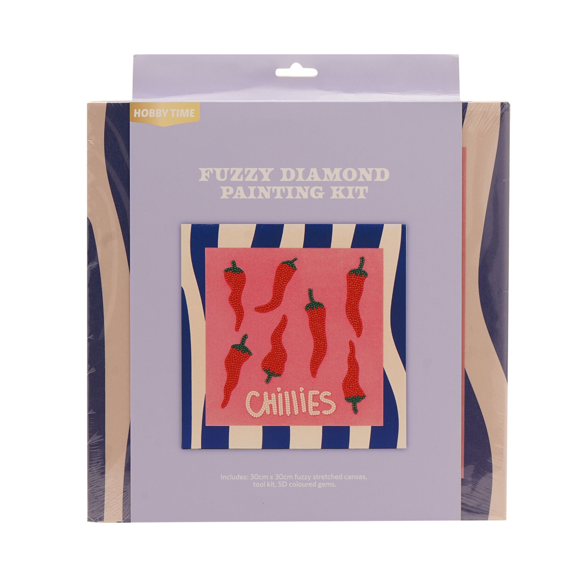Apples To Pears Diamond Art Canvas Craft Set - Chillies