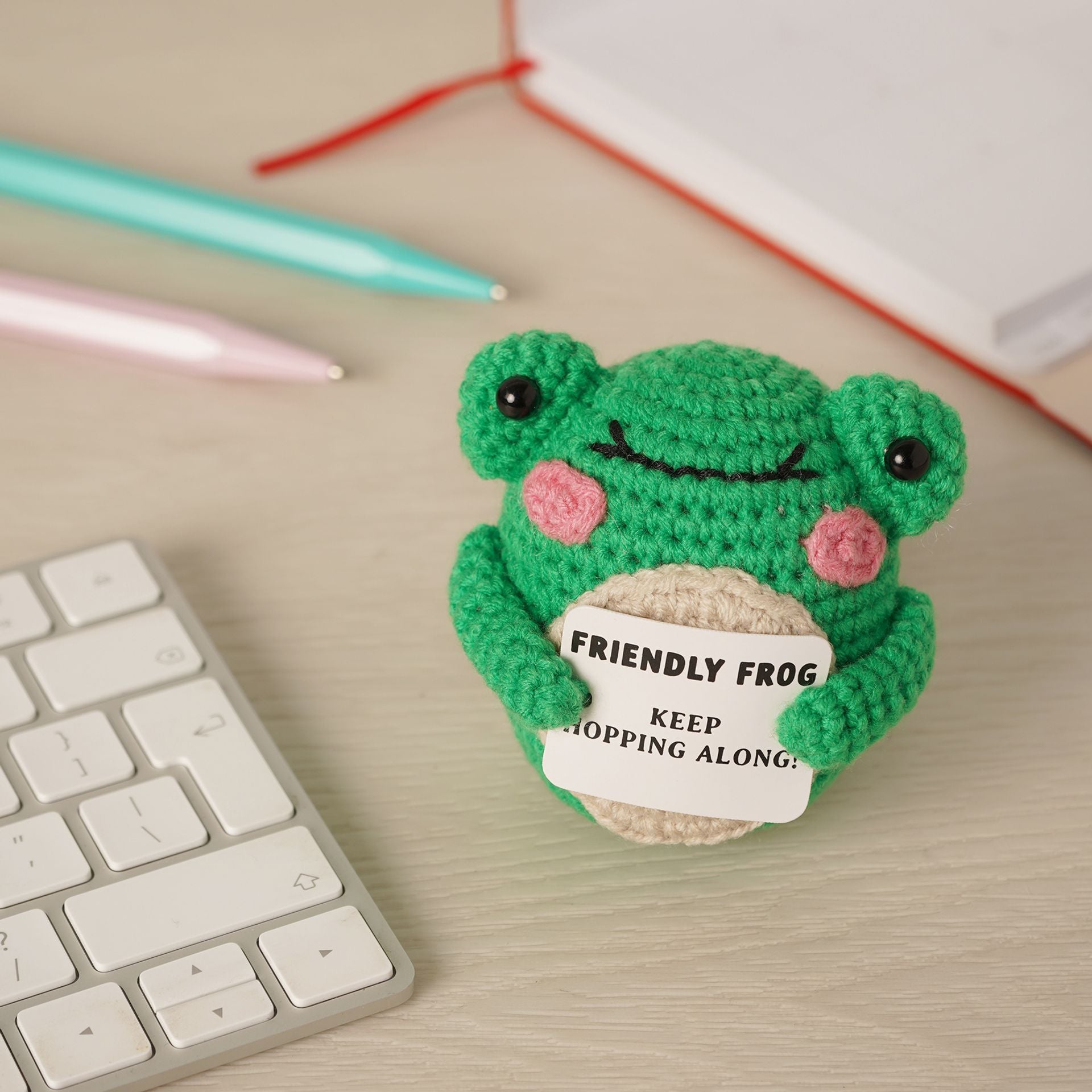 Apples To Pears Positivity Crochet Set - Frog
