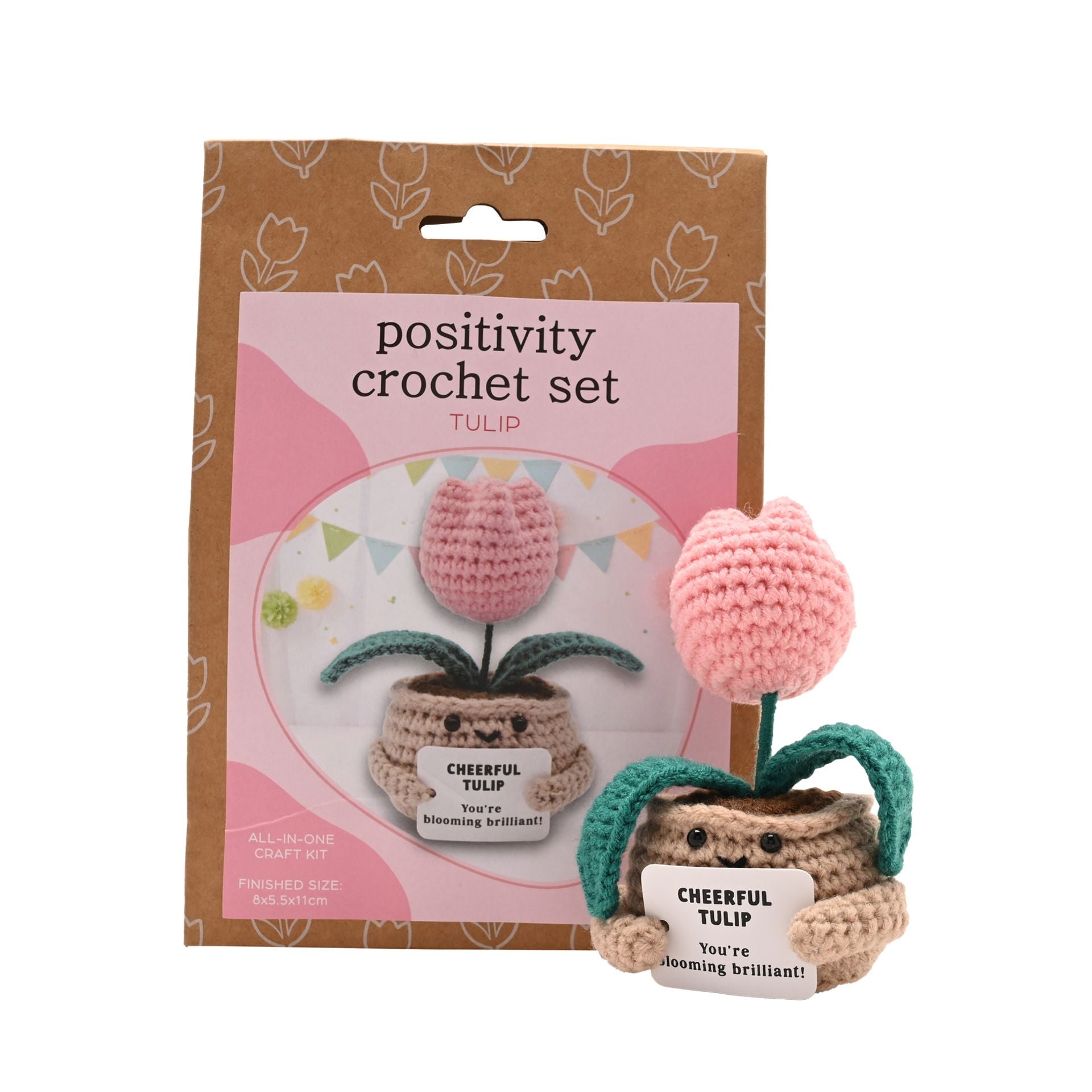 Apples To Pears Positivity Crochet Set - Tulip