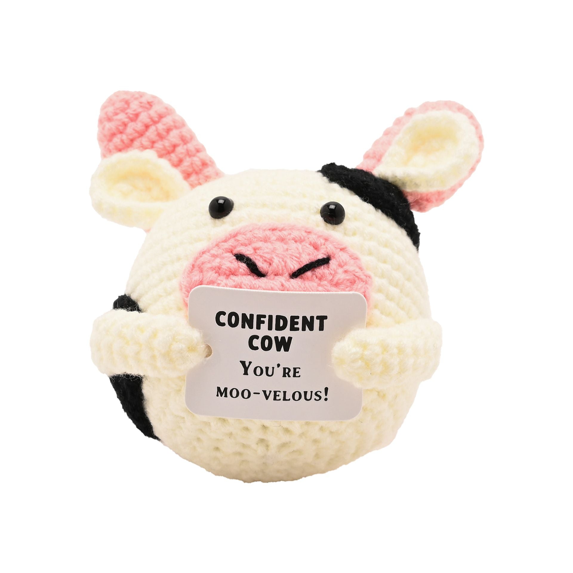 Apples To Pears Positivity Crochet Set - Cow