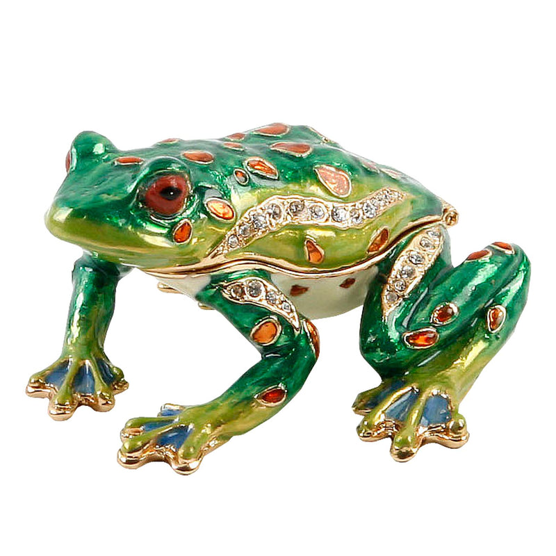 Treasured Trinkets - Frog about to Jump