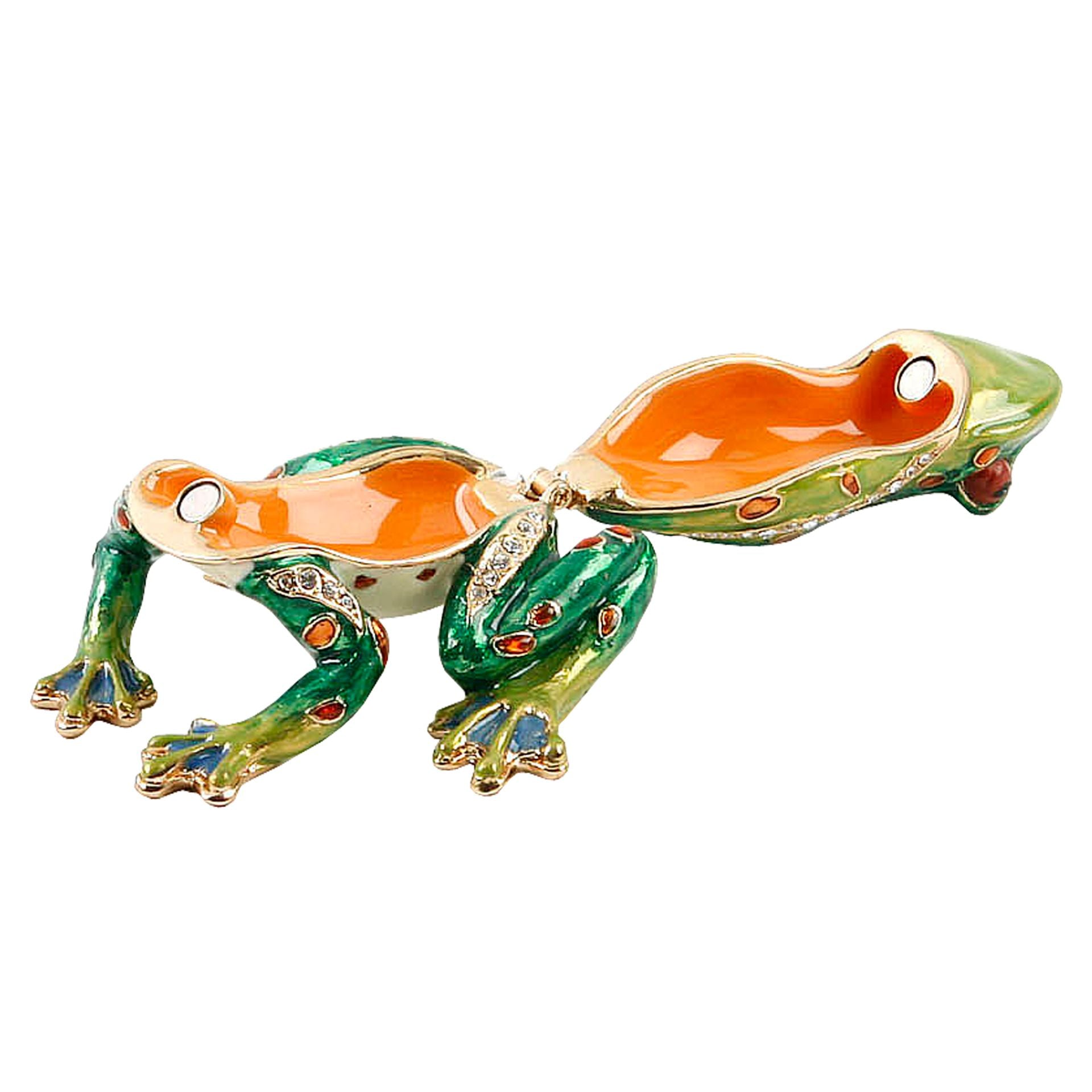 Treasured Trinkets - Frog about to Jump