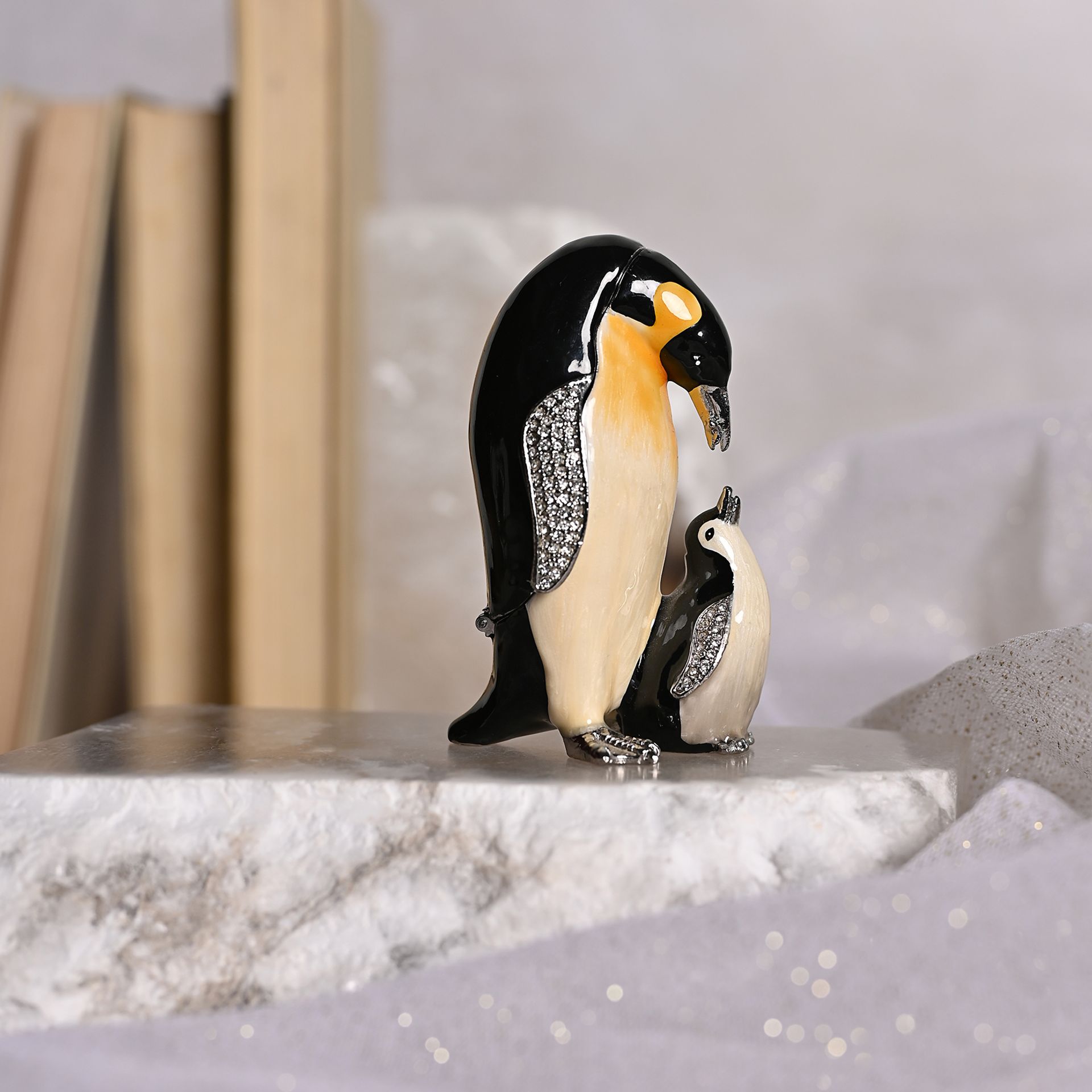 Treasured Trinkets - Penguin & Chick