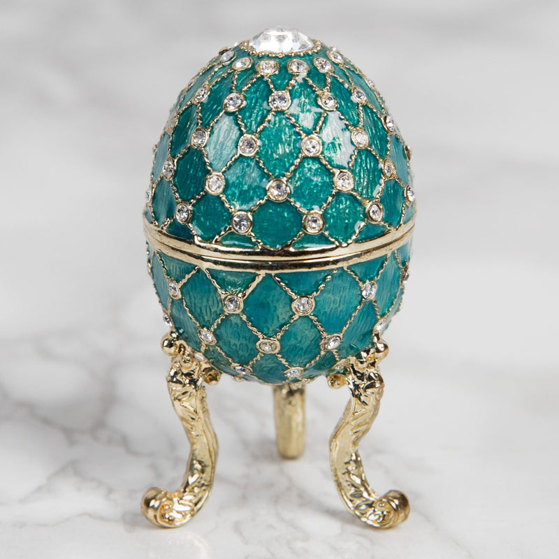Treasured Trinkets - Small Egg Light Turquoise